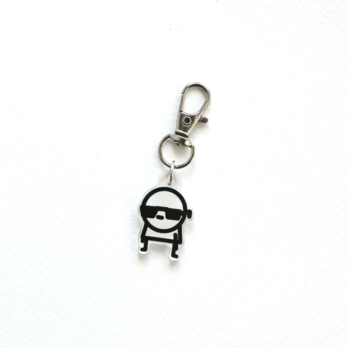 Mini cool boy charm key ring
