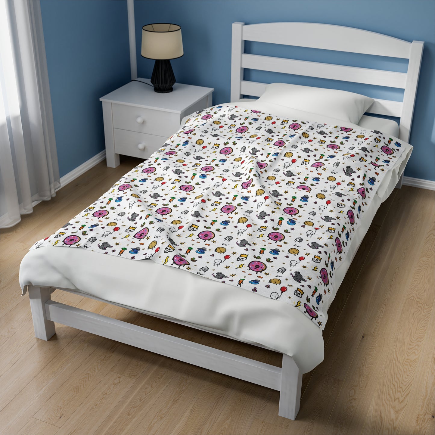 TLC Collage Velveteen Plush Blanket