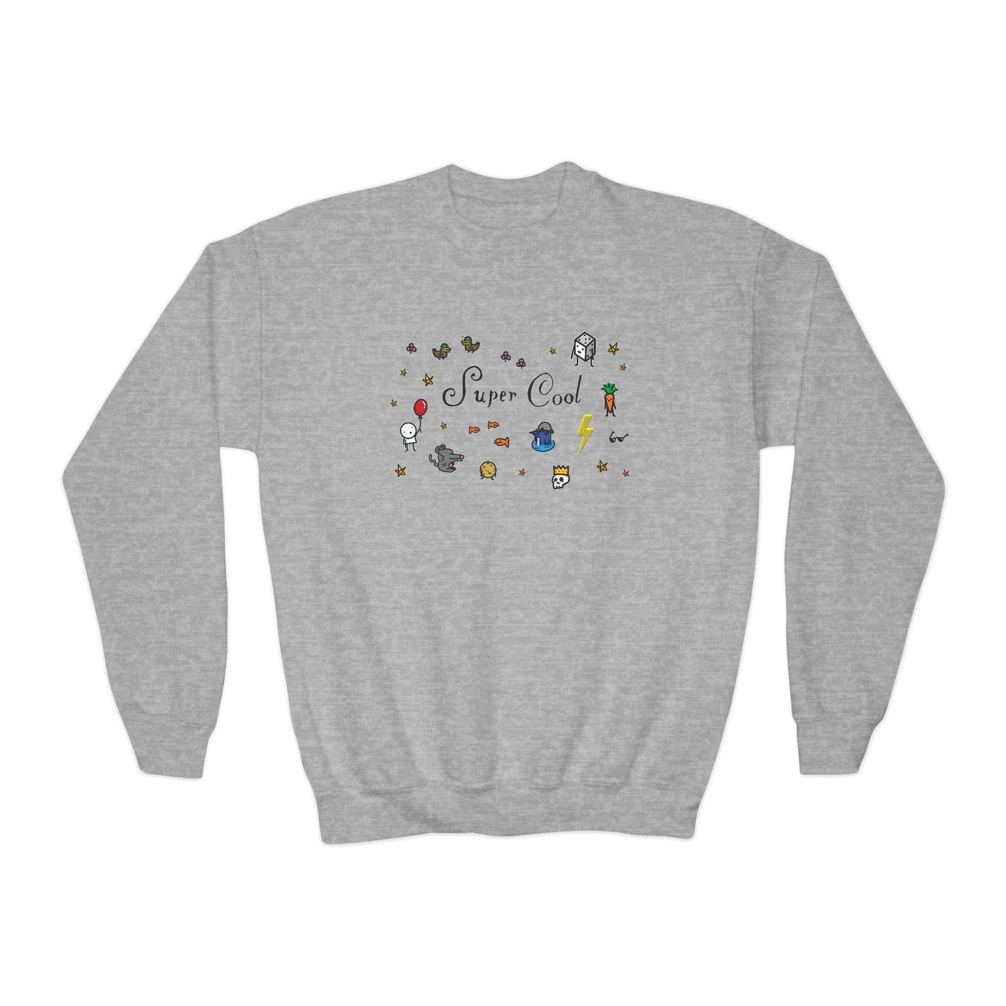 Super Cool Youth Crewneck Sweatshirt
