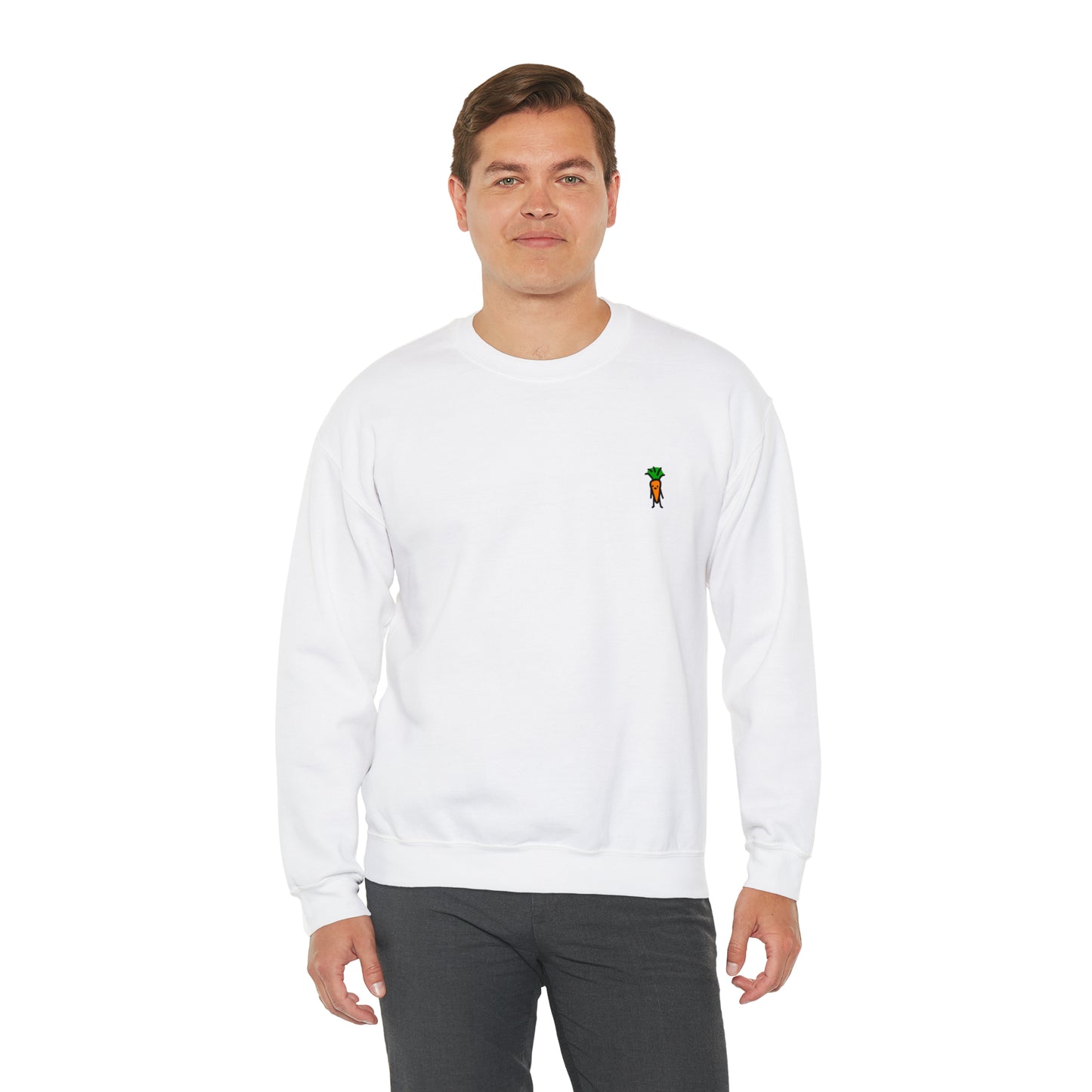 Small Carrot - Adult Unisex Heavy Blend™ Crewneck Sweatshirt