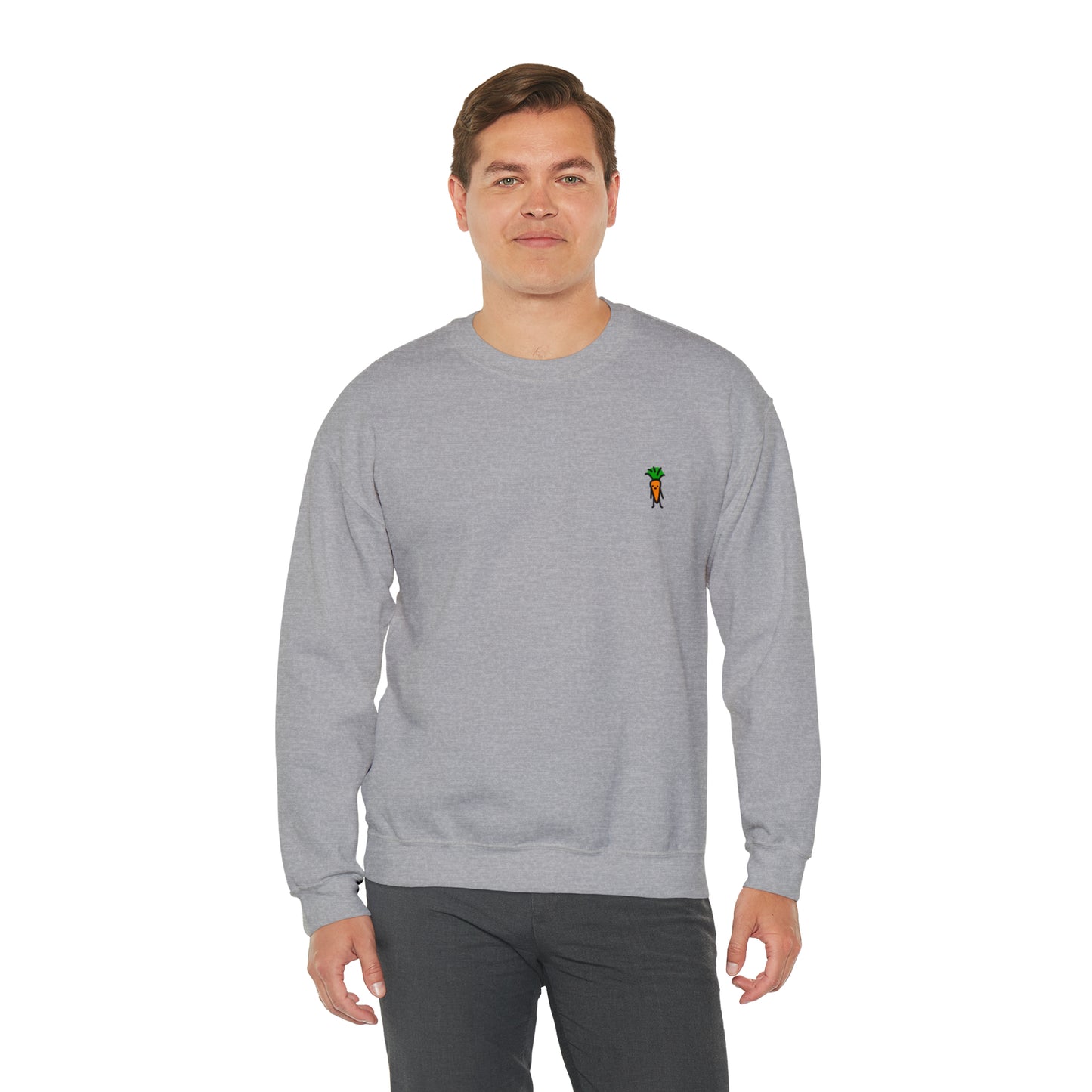 Small Carrot - Adult Unisex Heavy Blend™ Crewneck Sweatshirt