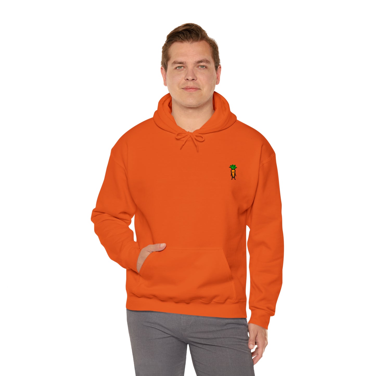 Small Carrot - Adult Unisex Heavy Blend™ Hooded Sweatshirt