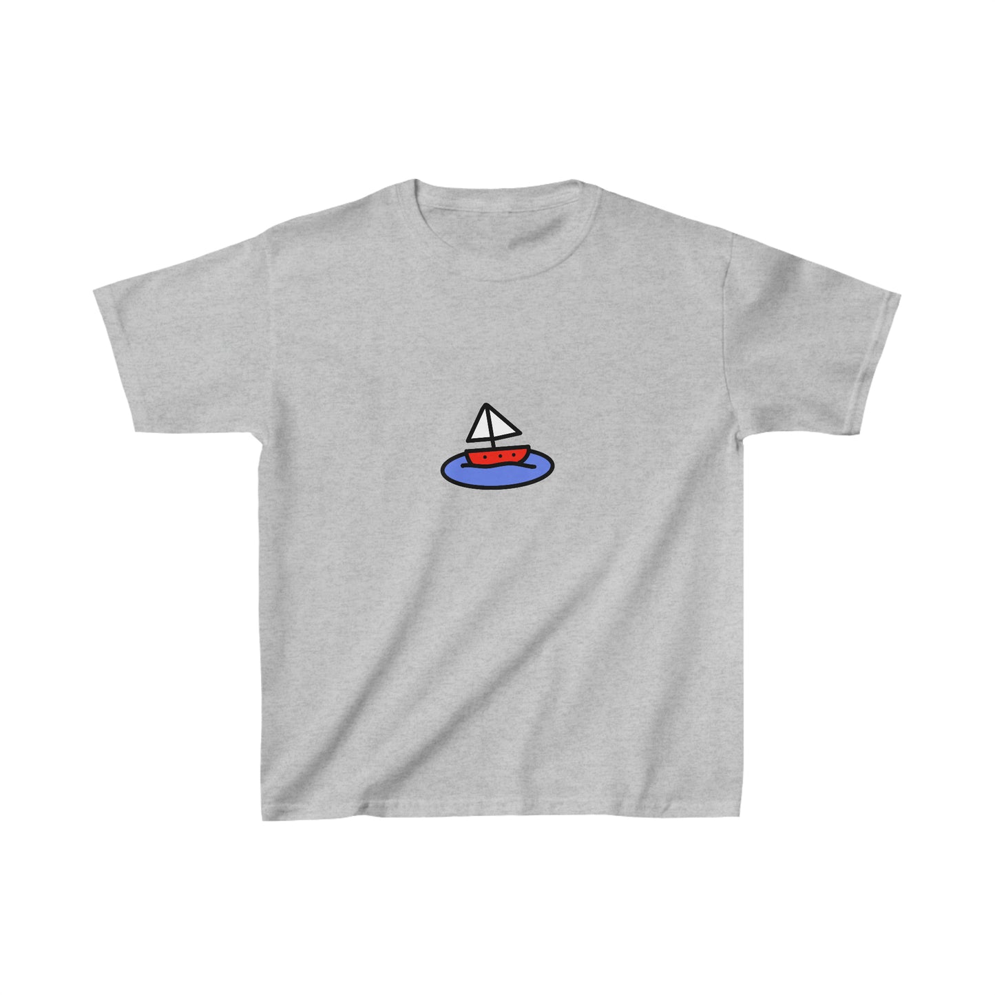 Sailboat - Kids Heavy Cotton™ Tee