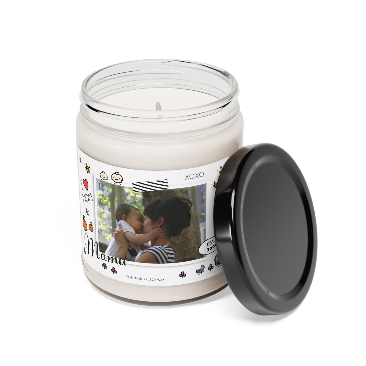 Mama Photo Scented Soy Candle, 9oz