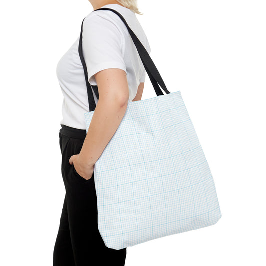 Blue Graph Tote