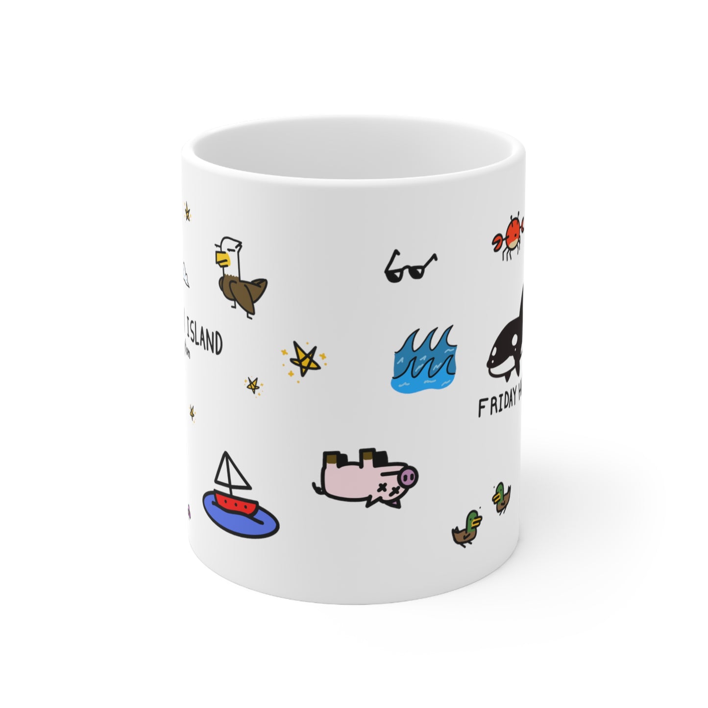 Friday Harbor Ceramic Mug 11oz