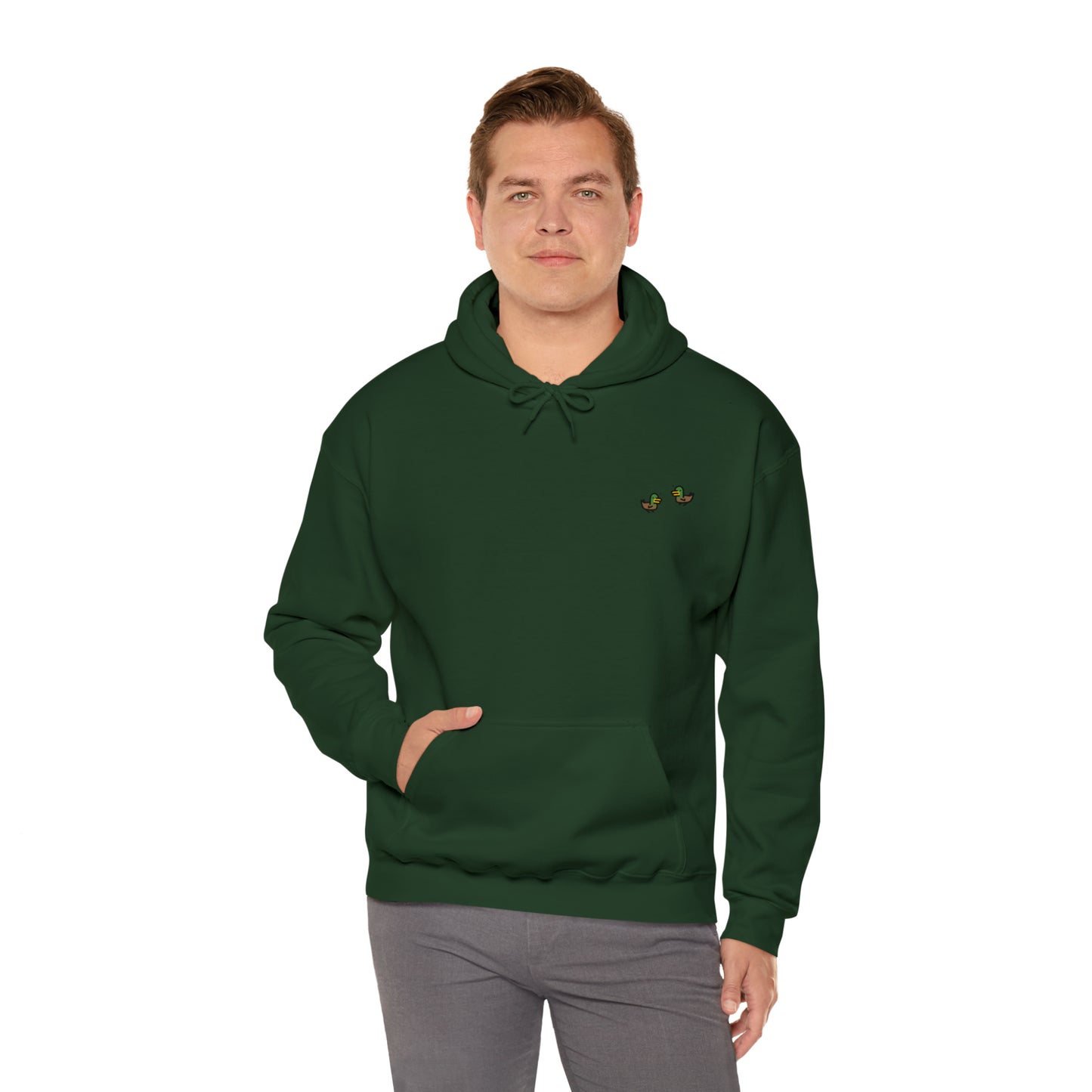 Twin Ducks - Adult Unisex Heavy Blend™ Hooded Sweatshirt