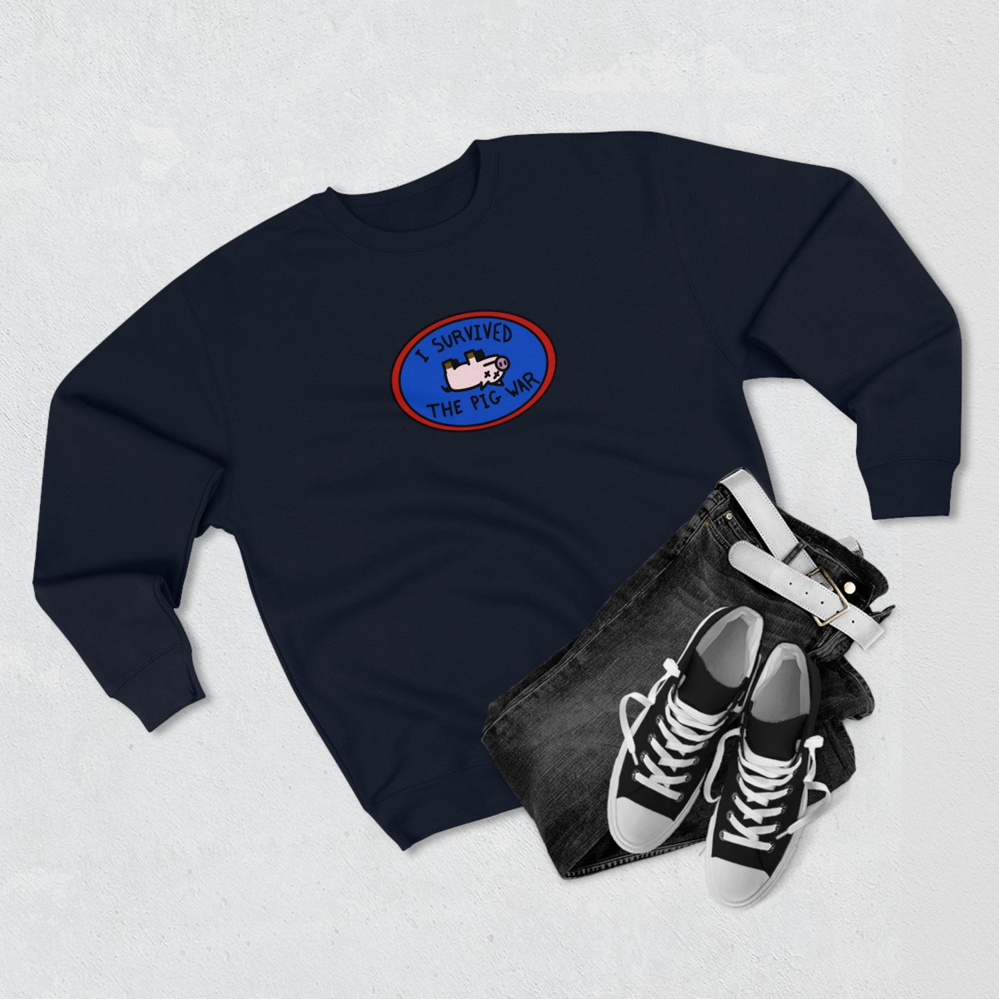 Friday Harbor Pig War - Adult Crewneck Sweatshirt
