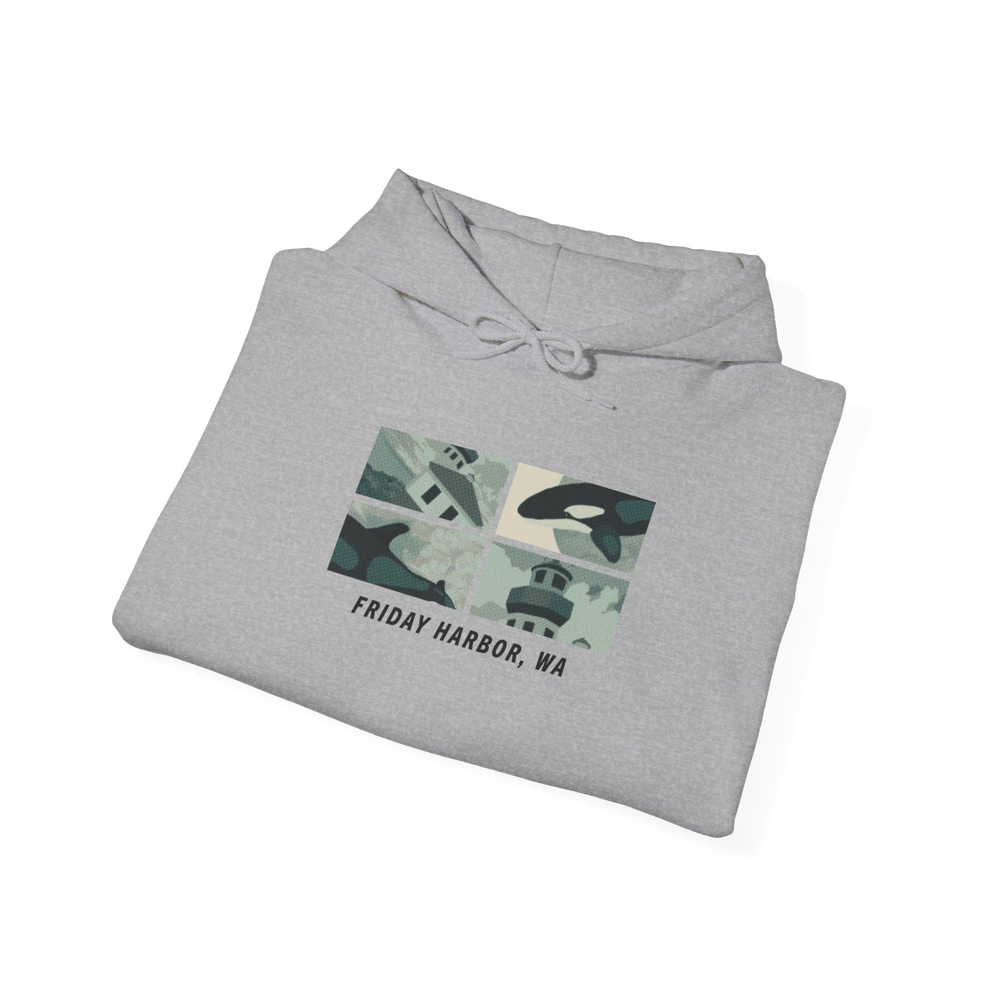 FH Whale and Lighthouse - Adult Hoodie