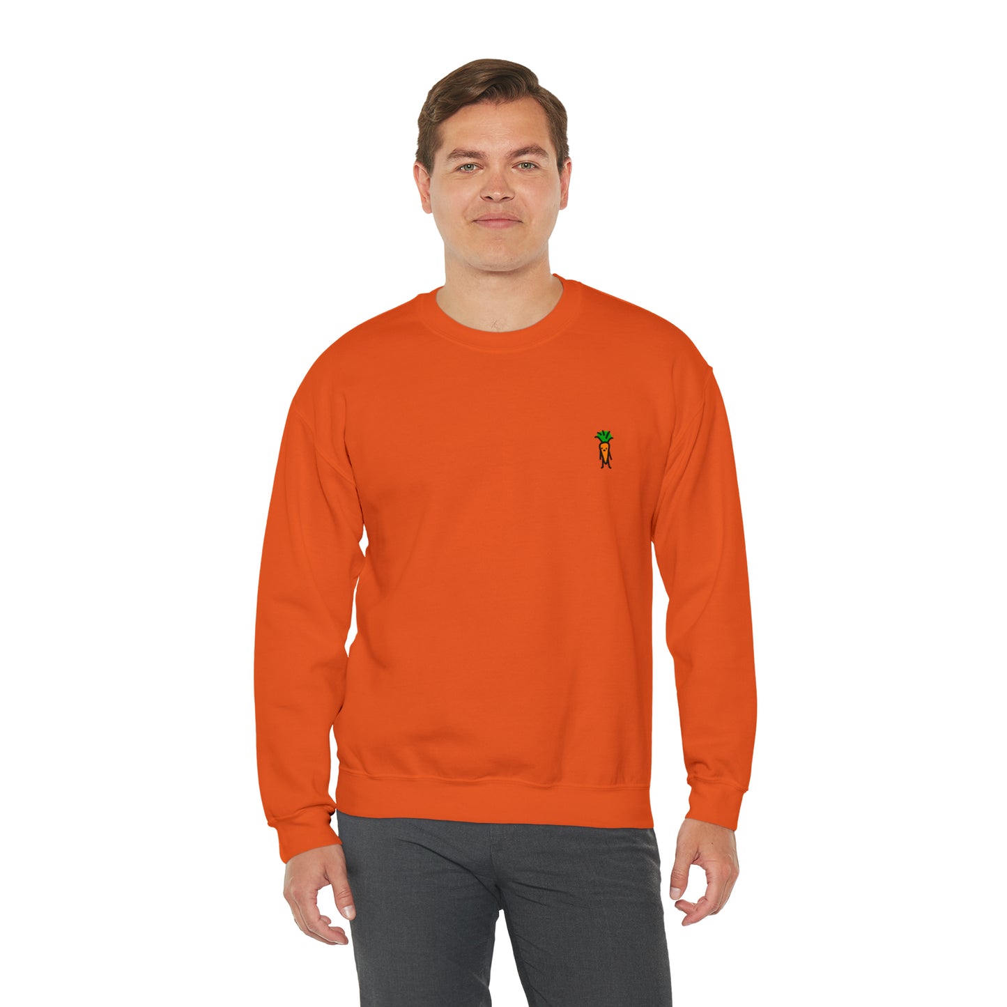 Small Carrot - Adult Unisex Heavy Blend™ Crewneck Sweatshirt