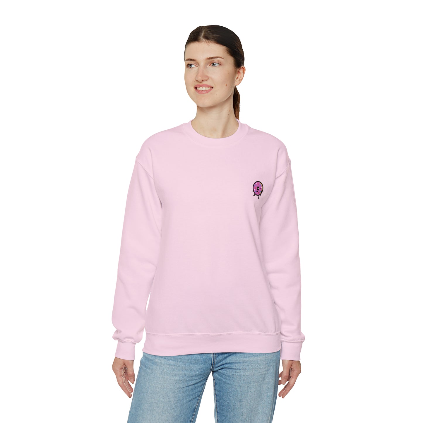 Small Donut - Adult Unisex Heavy Blend™ Crewneck Sweatshirt