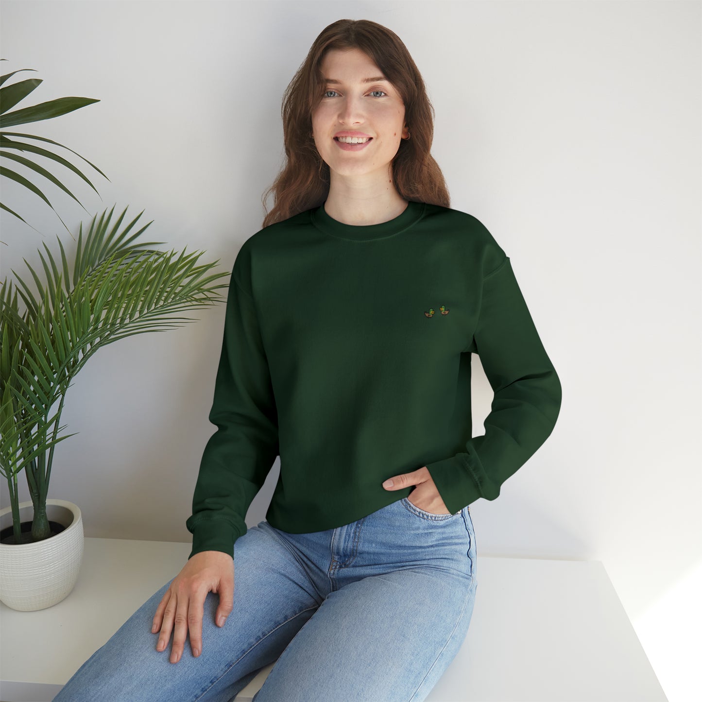 Twin Ducks - Adult Unisex Heavy Blend™ Crewneck Sweatshirt