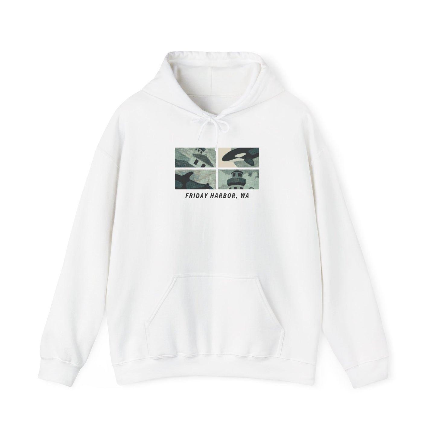 FH Whale and Lighthouse - Adult Hoodie
