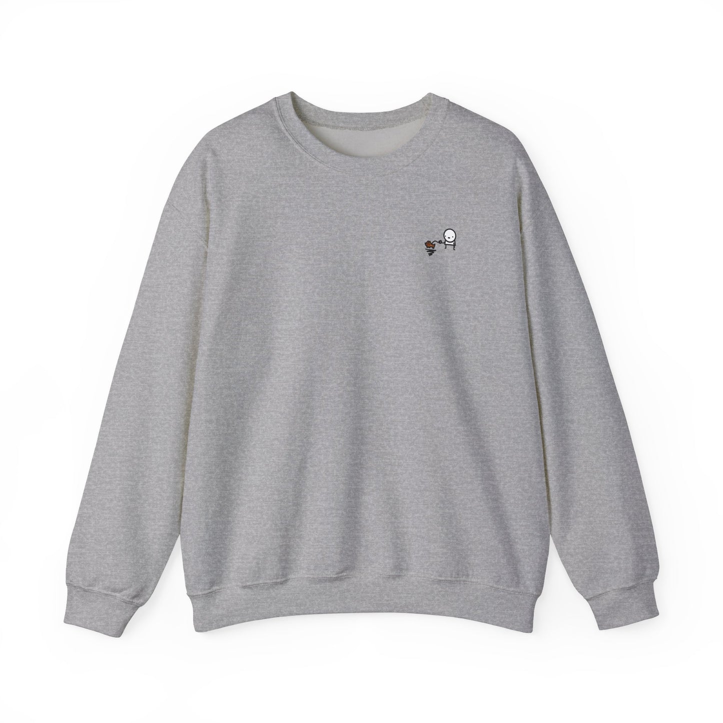 Dogwalker Boy - Adult Crewneck Sweatshirt