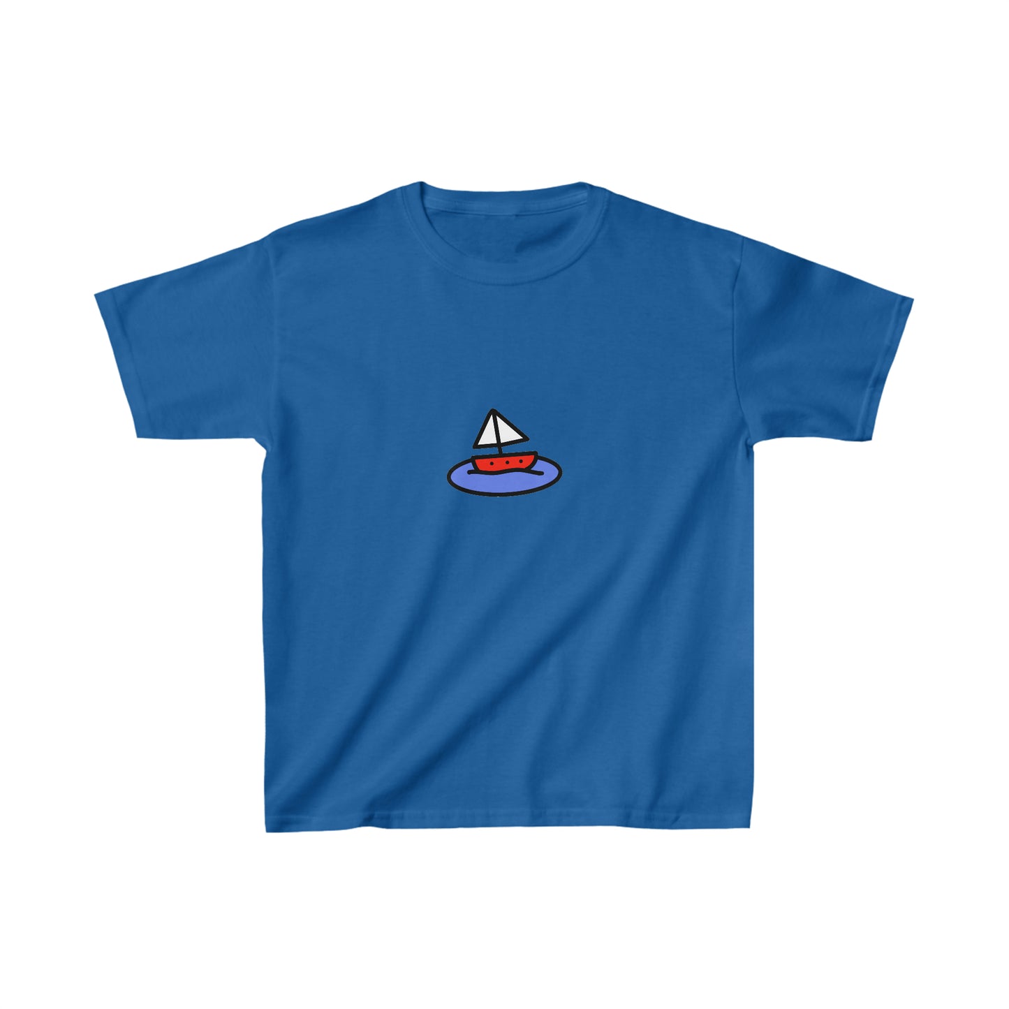 Sailboat - Kids Heavy Cotton™ Tee