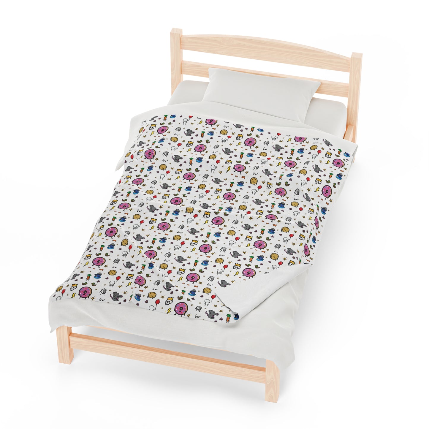 TLC Collage Velveteen Plush Blanket