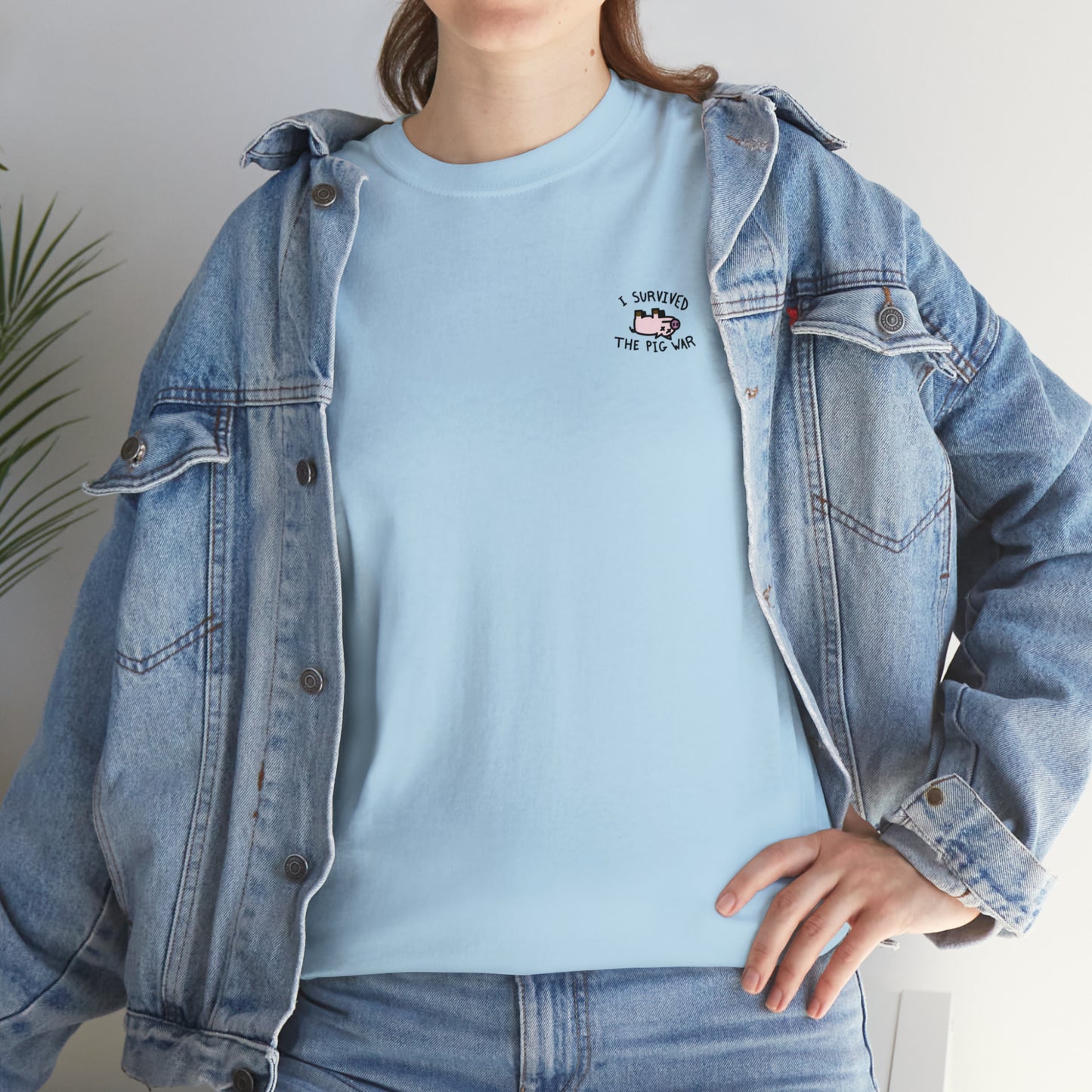 Small Pig War - Adult Heavy Cotton™ Tee