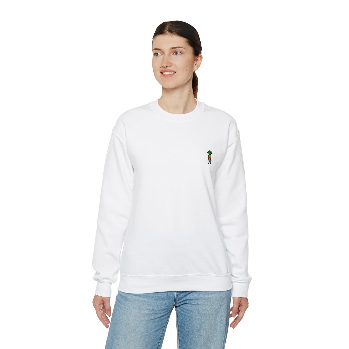 Small Carrot - Adult Unisex Heavy Blend™ Crewneck Sweatshirt