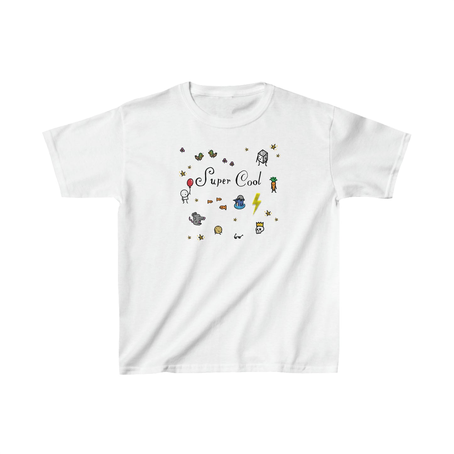 "Super Cool" Collage - Kids Heavy Cotton™ Tee