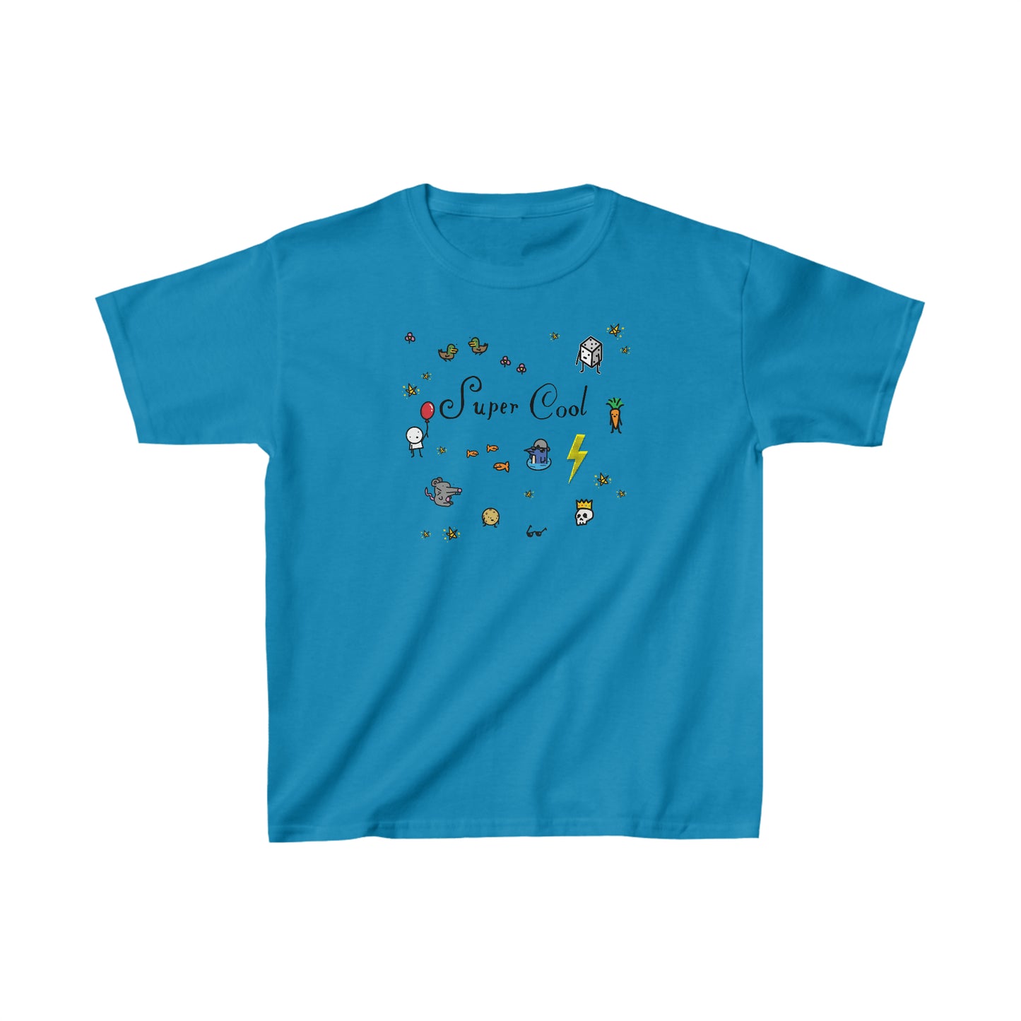 "Super Cool" Collage - Kids Heavy Cotton™ Tee