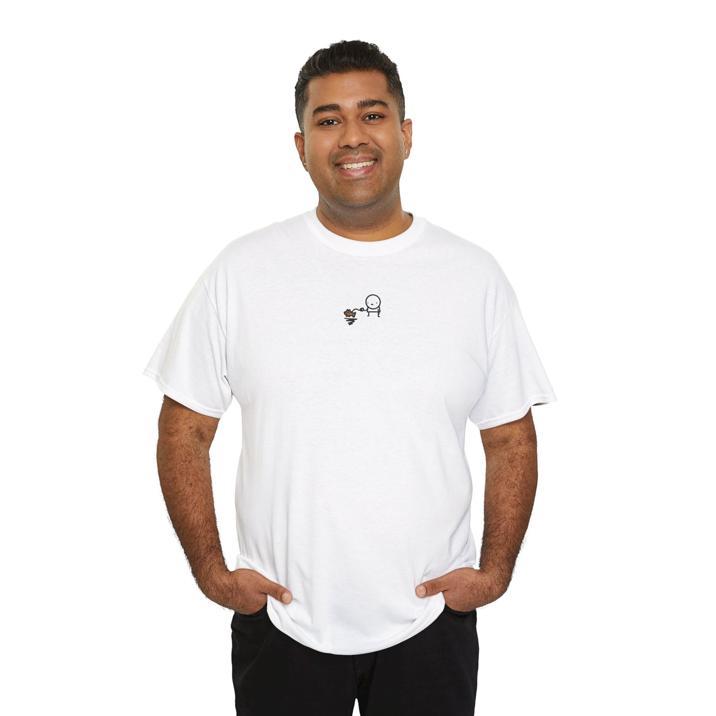 Dogwalker boy - Adult T-shirt