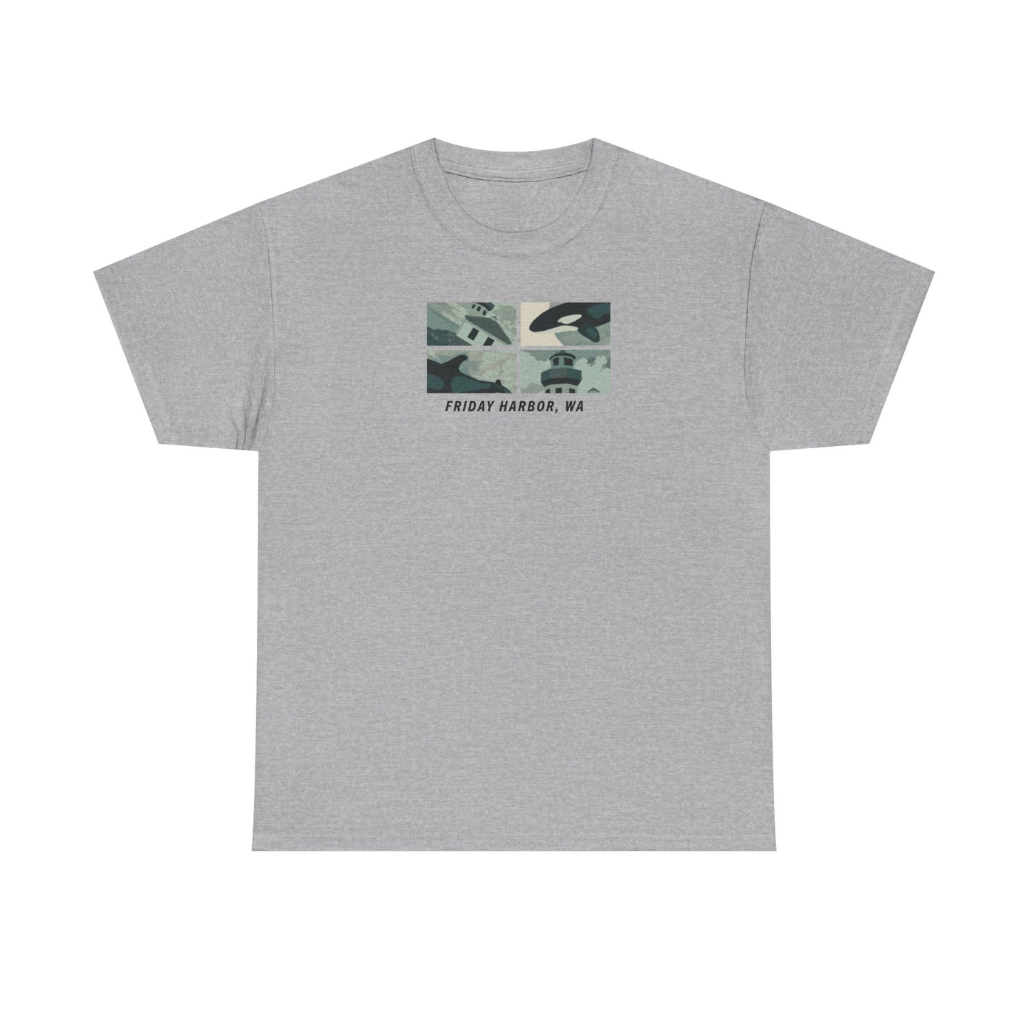 FH Orca and Lighthouse - Adult T-shirt