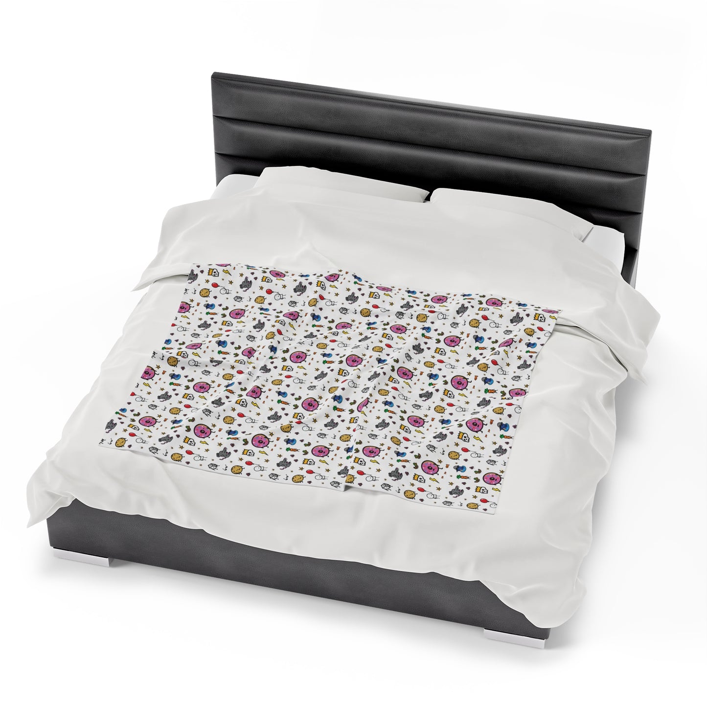 TLC Collage Velveteen Plush Blanket