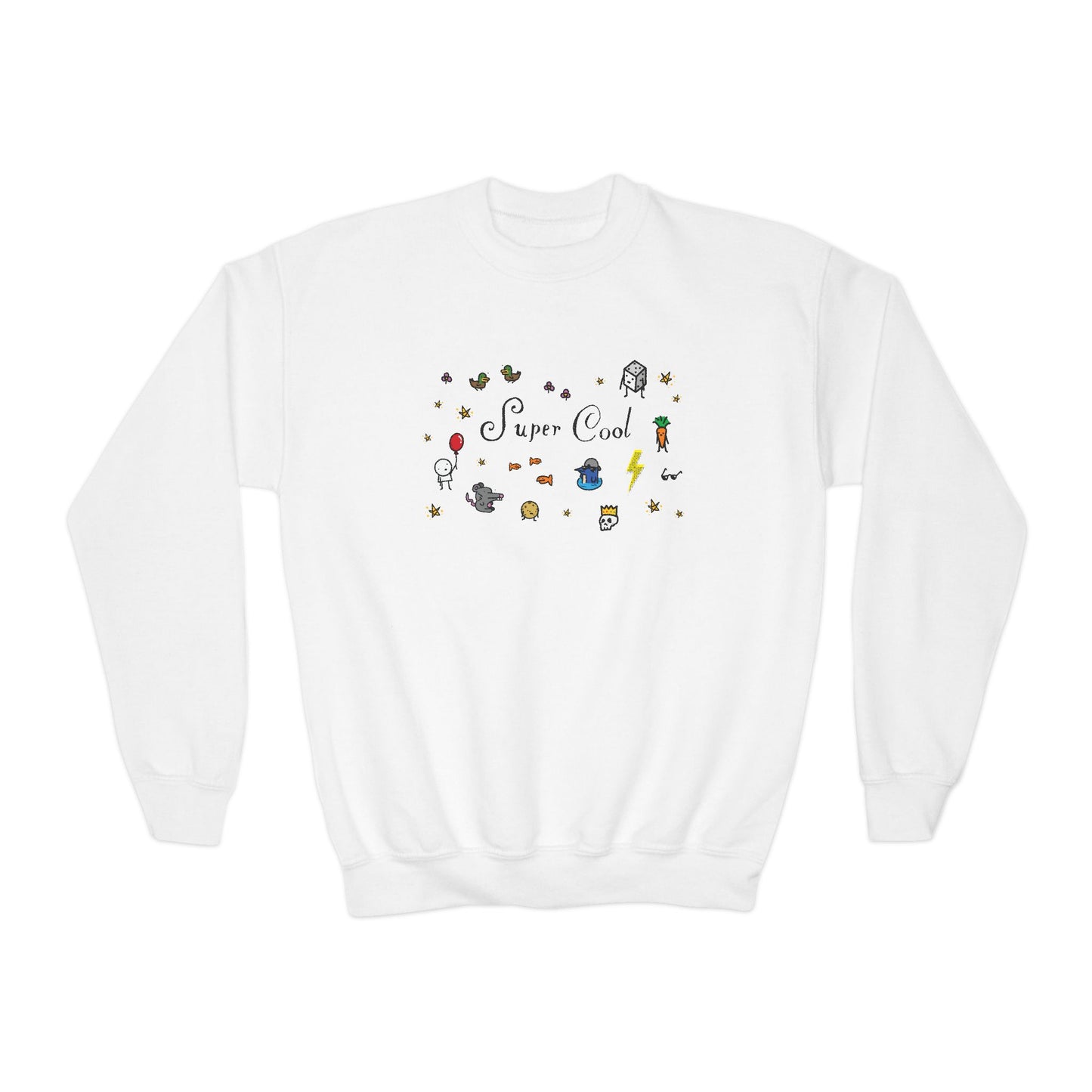 Super Cool Youth Crewneck Sweatshirt