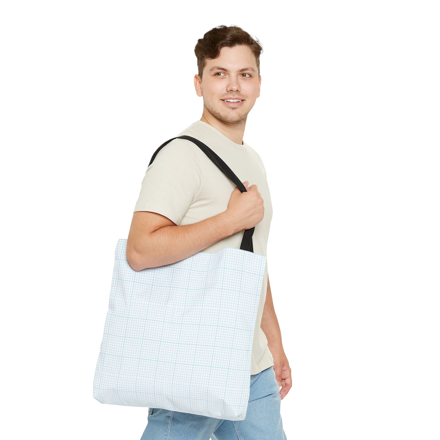 Blue Graph Tote