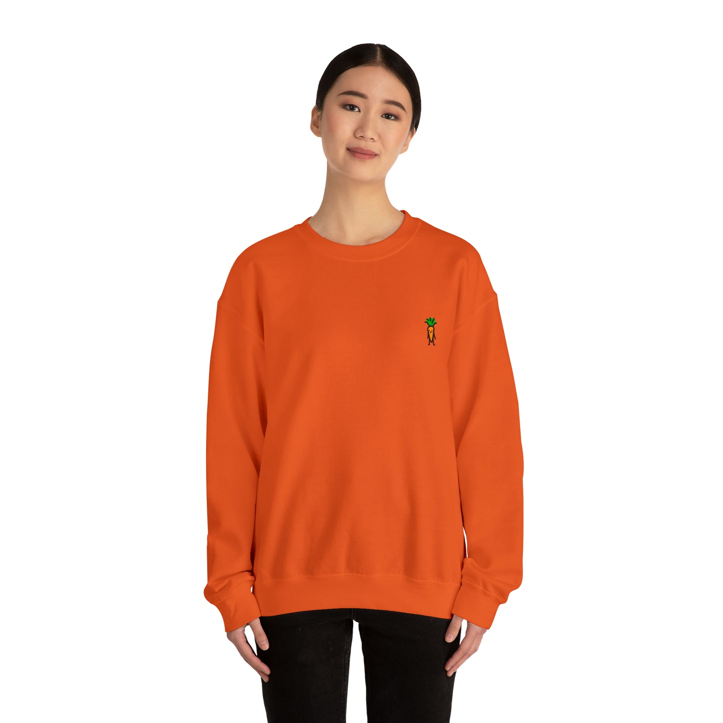 Small Carrot - Adult Unisex Heavy Blend™ Crewneck Sweatshirt