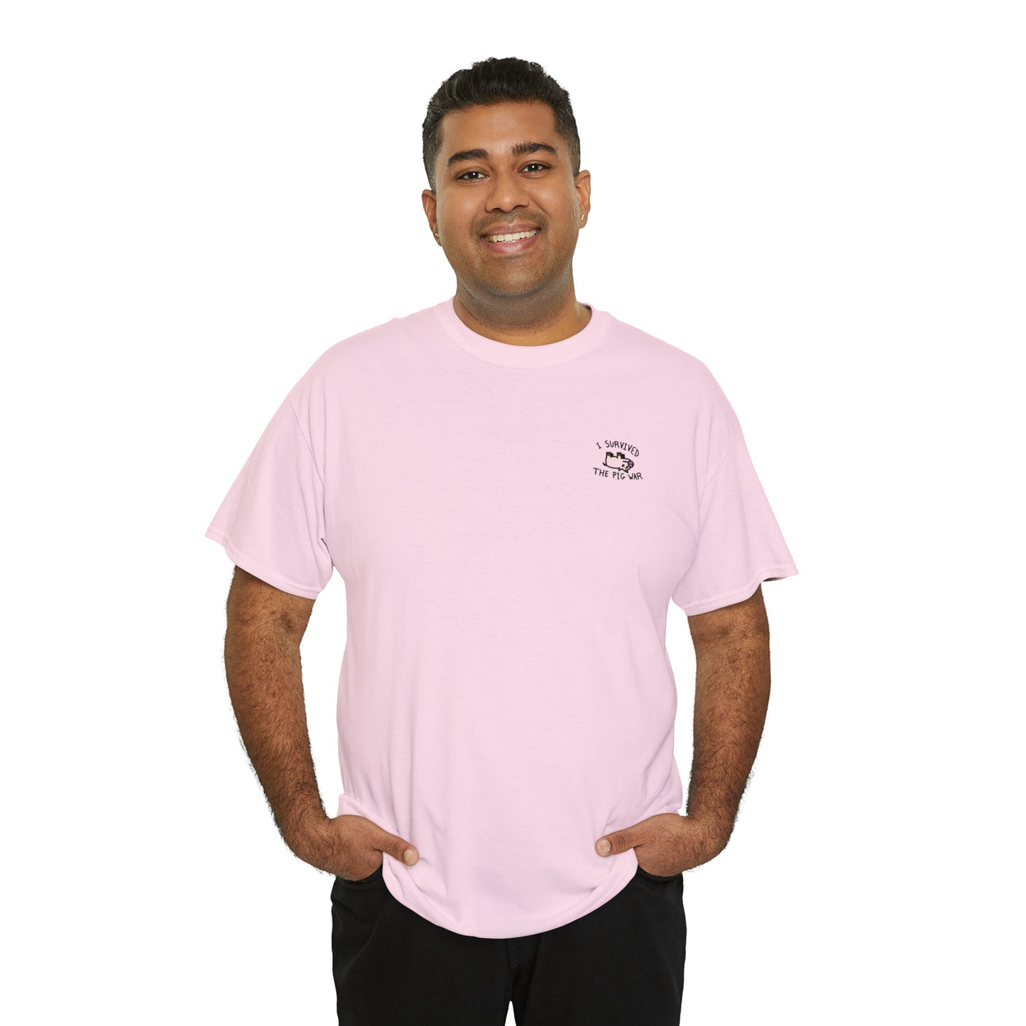 Small Pig War - Adult Heavy Cotton™ Tee