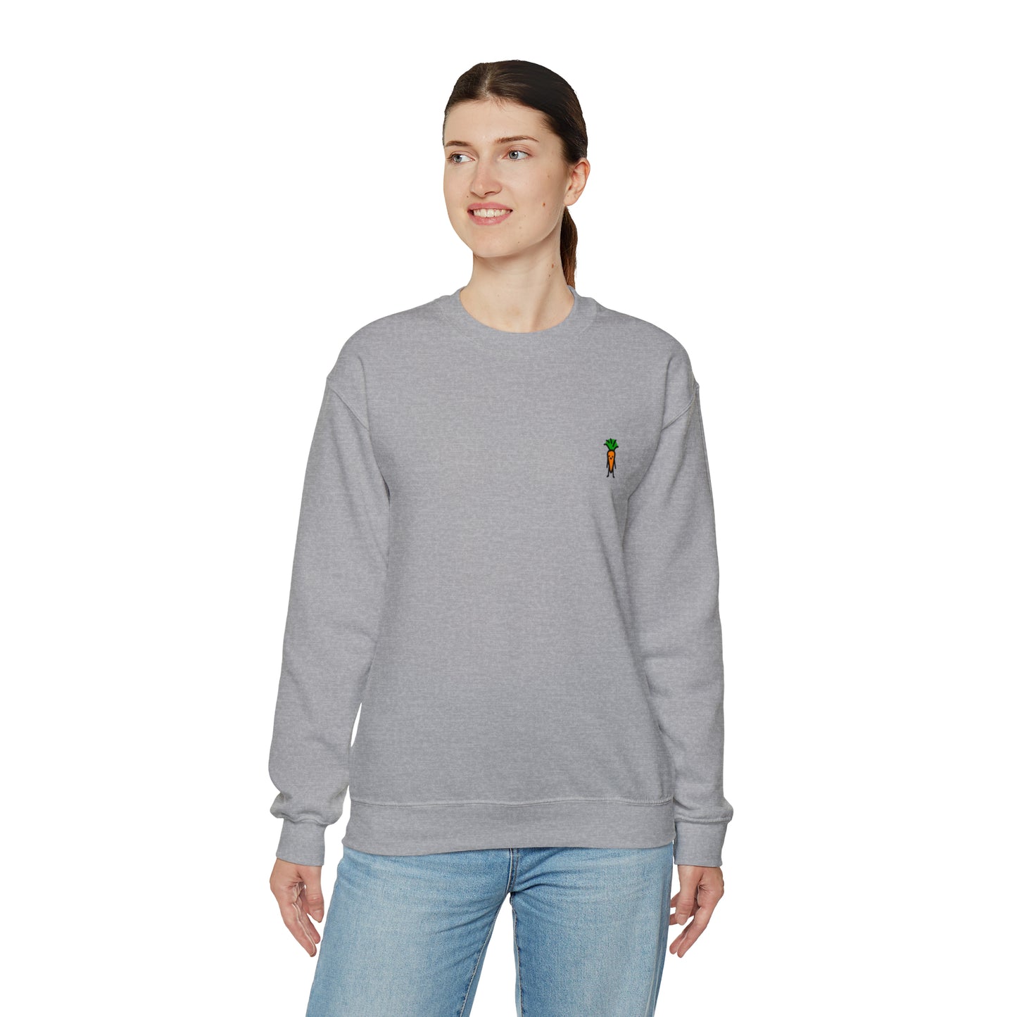 Small Carrot - Adult Unisex Heavy Blend™ Crewneck Sweatshirt