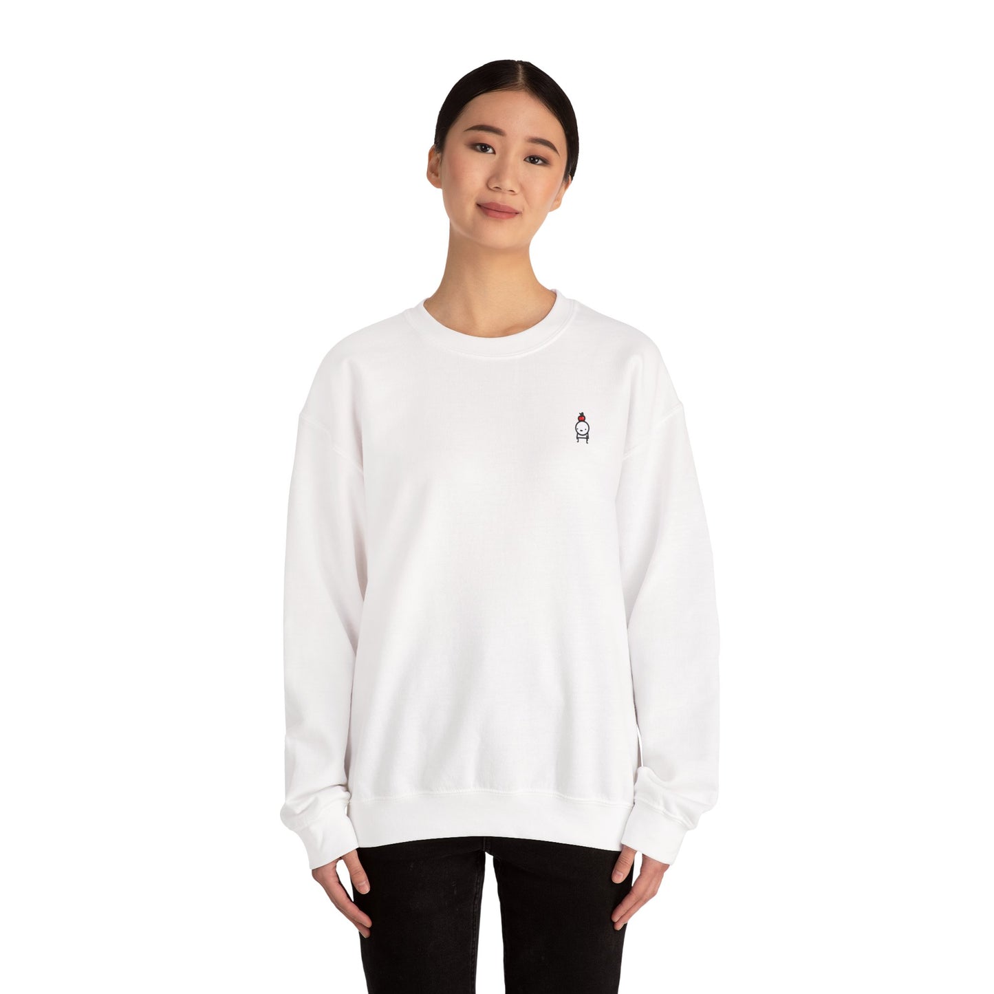 Apple Boy - Adult Crewneck Sweatshirt
