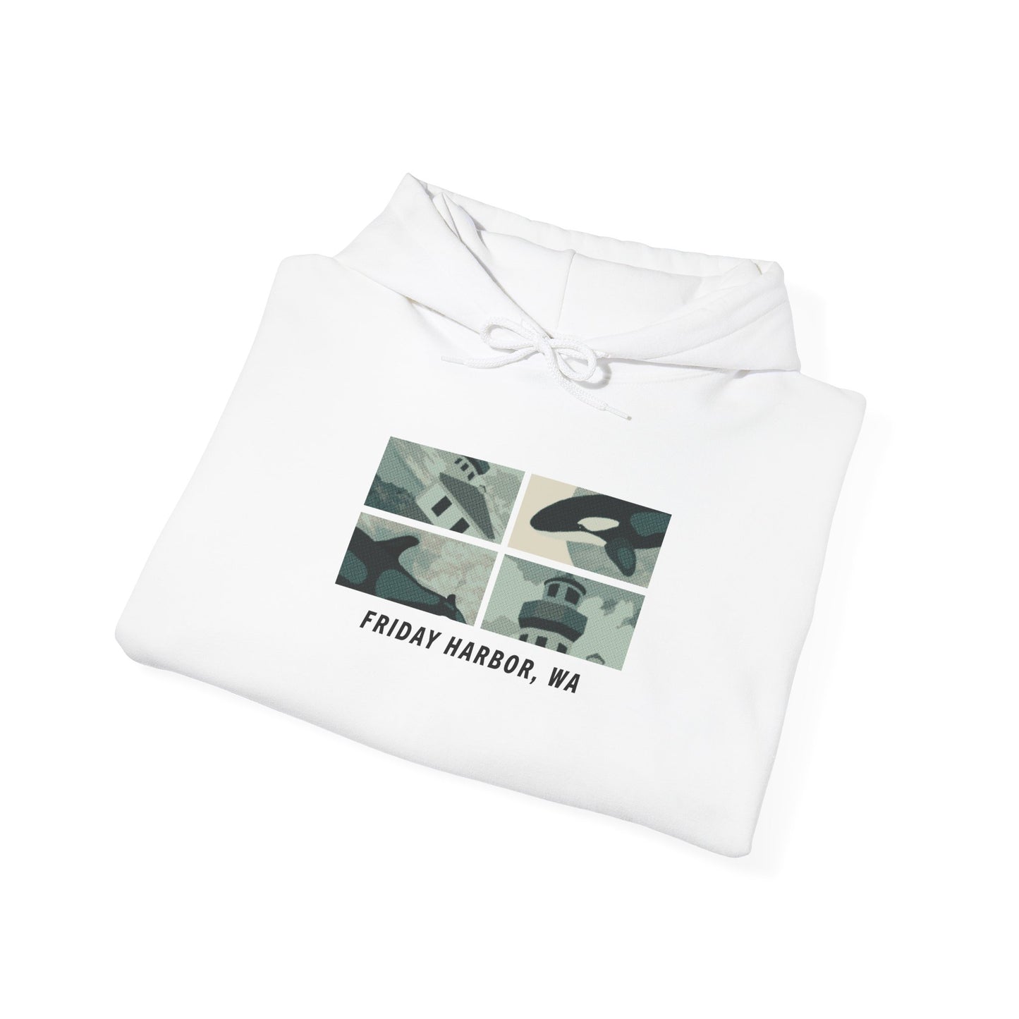 FH Whale and Lighthouse - Adult Hoodie