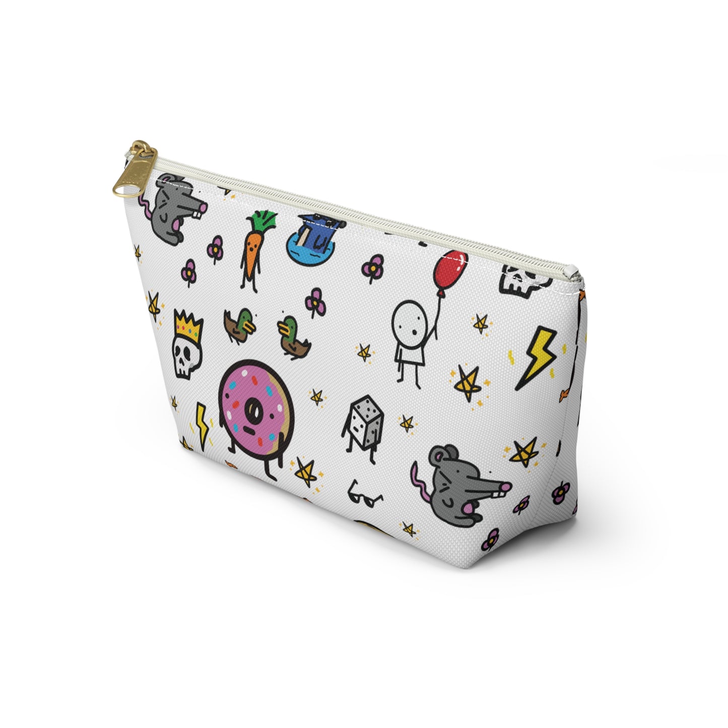 TLC Collage Accessory Pouch w T-bottom