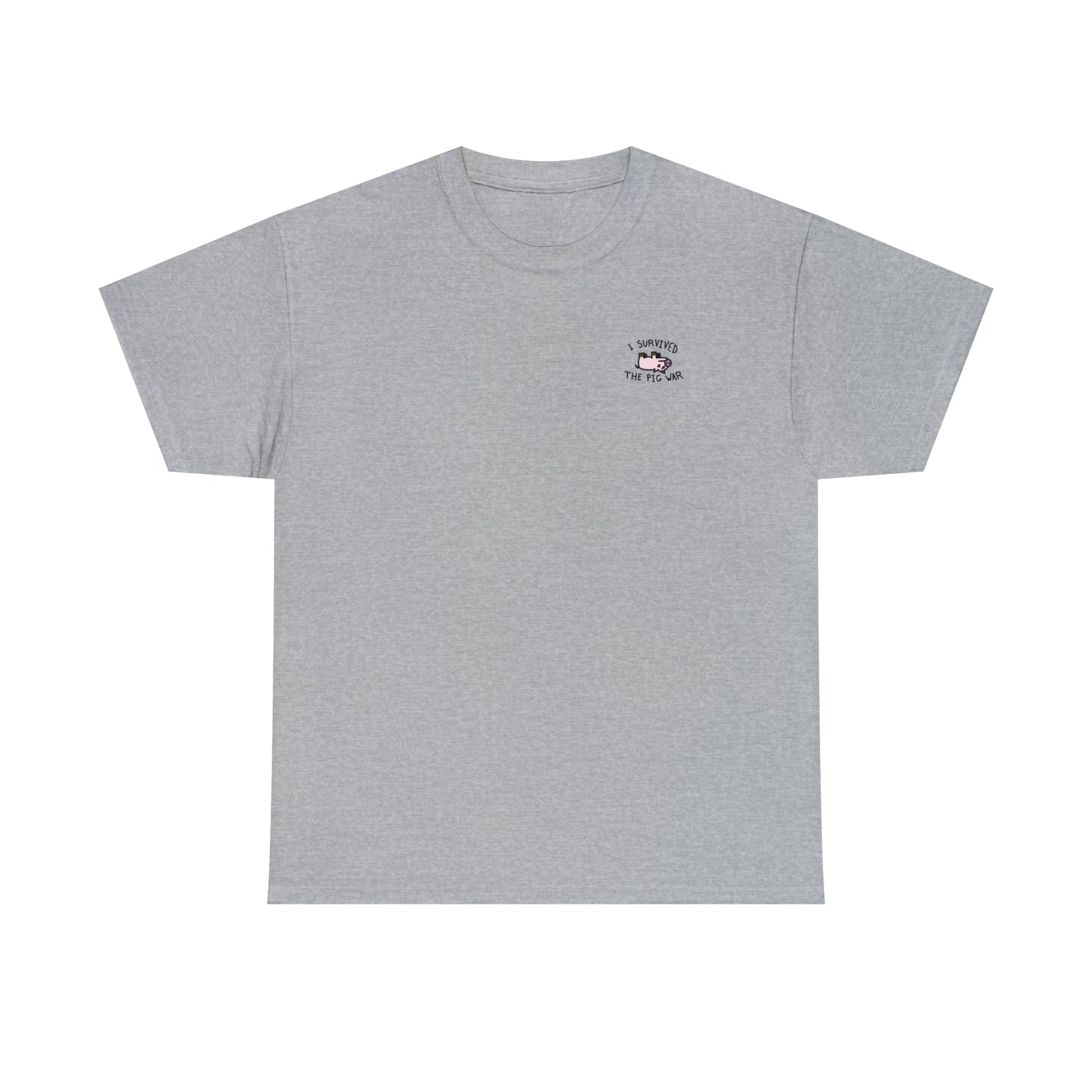 Small Pig War - Adult Heavy Cotton™ Tee