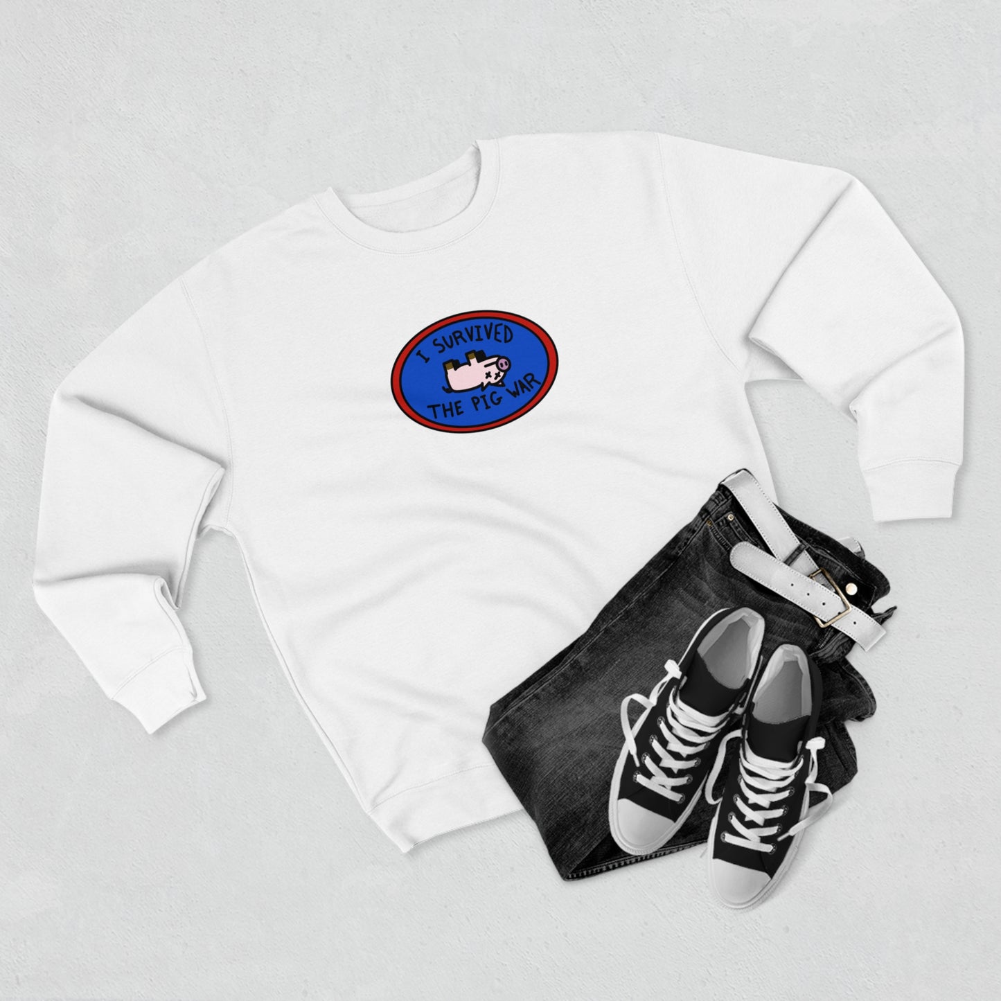 Friday Harbor Pig War - Adult Crewneck Sweatshirt