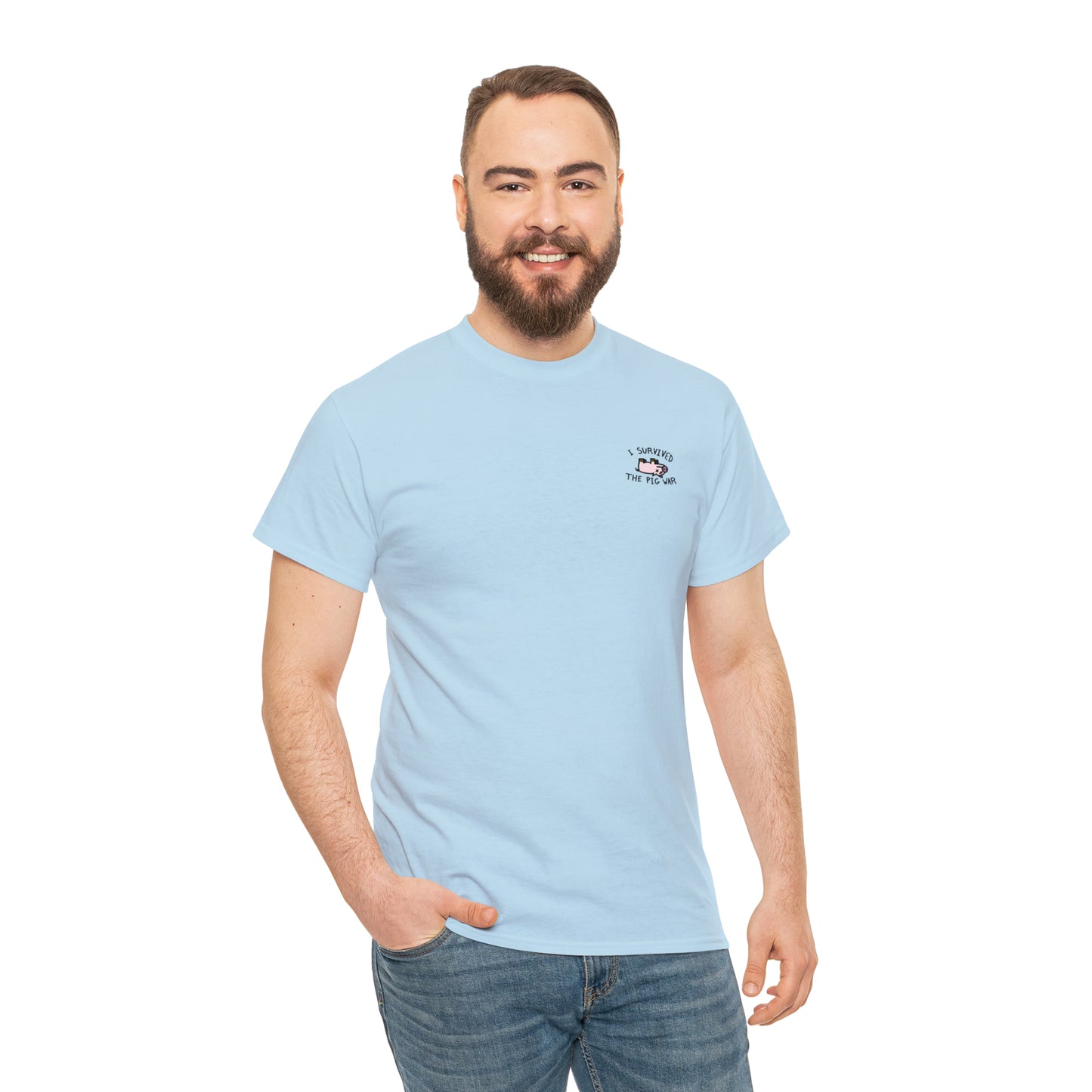 Small Pig War - Adult Heavy Cotton™ Tee