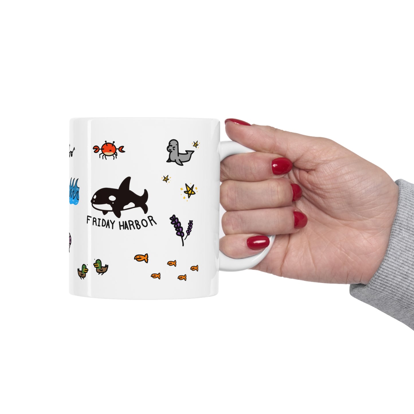 Friday Harbor Ceramic Mug 11oz