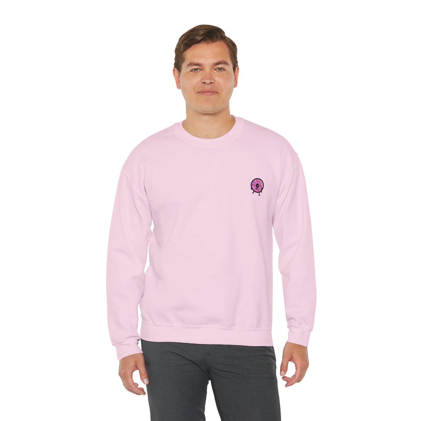 Small Donut - Adult Unisex Heavy Blend™ Crewneck Sweatshirt