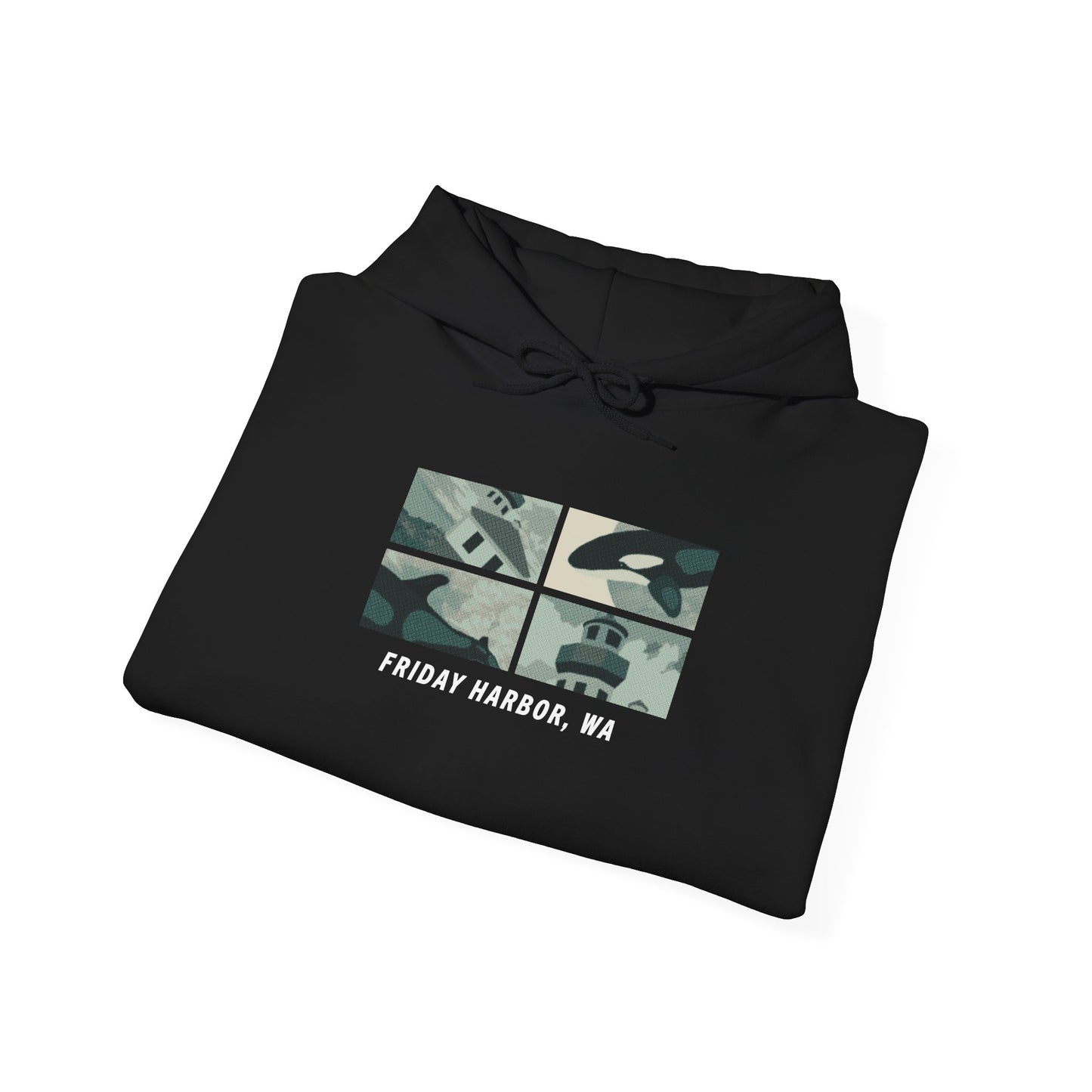 FH Whale and Lighthouse - Adult Hoodie