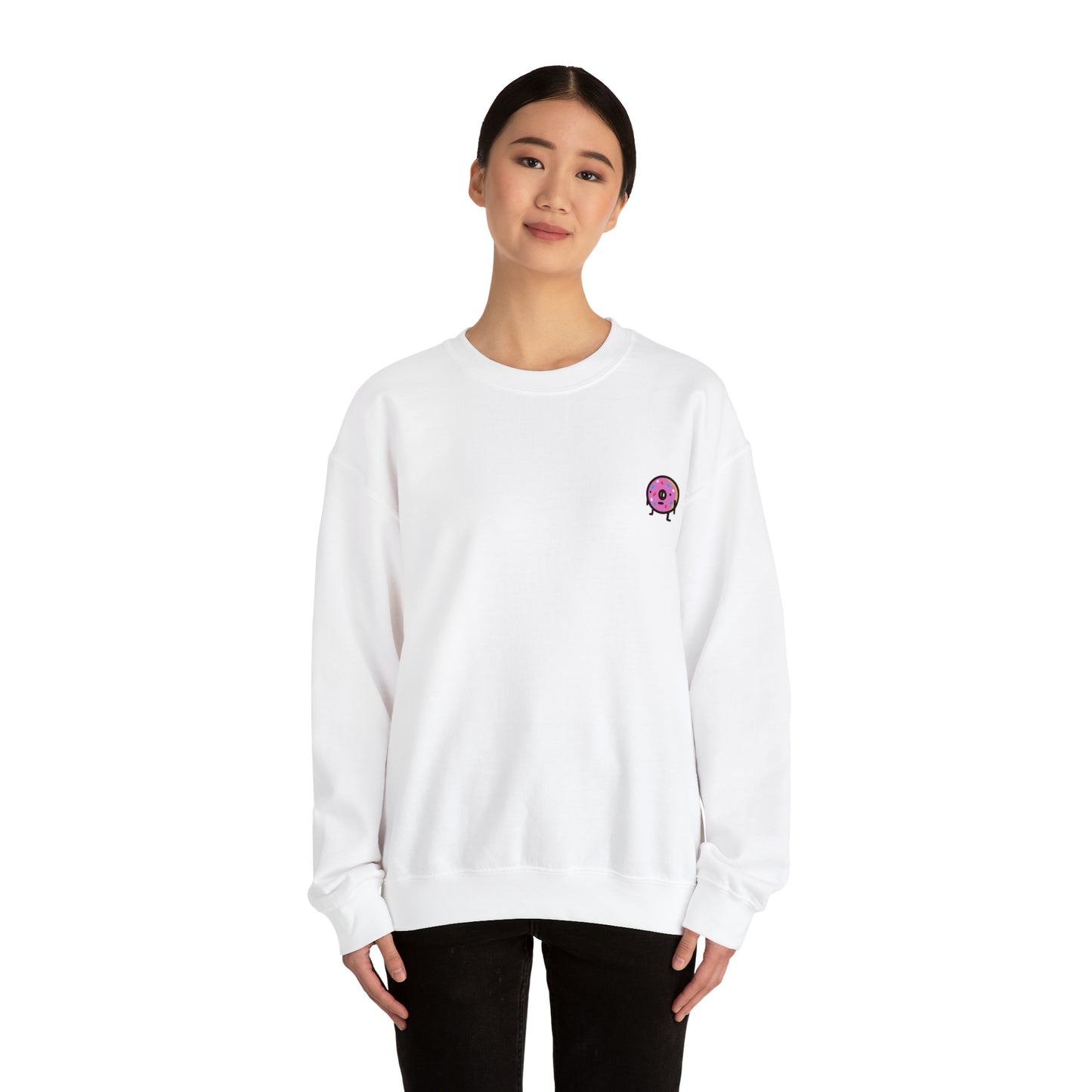 Small Donut - Adult Unisex Heavy Blend™ Crewneck Sweatshirt