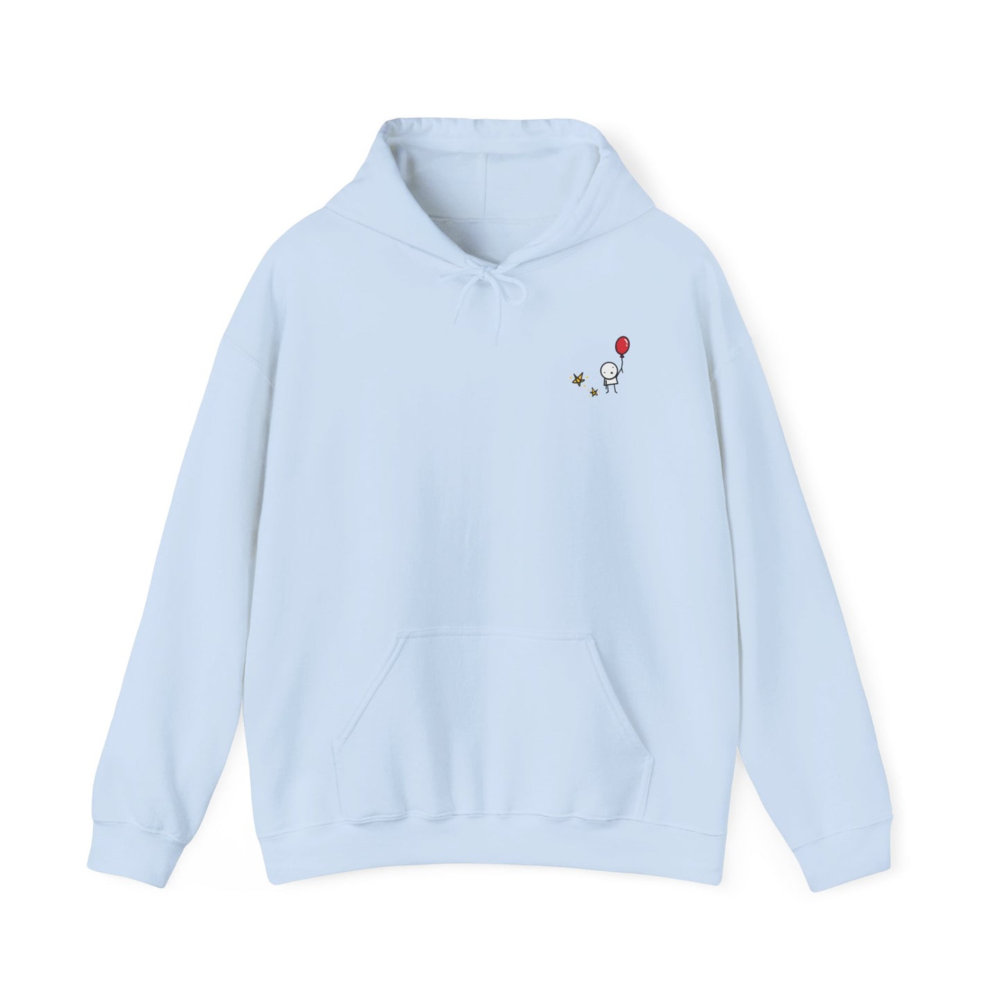 Boy with Balloon and Stars - Hoodie