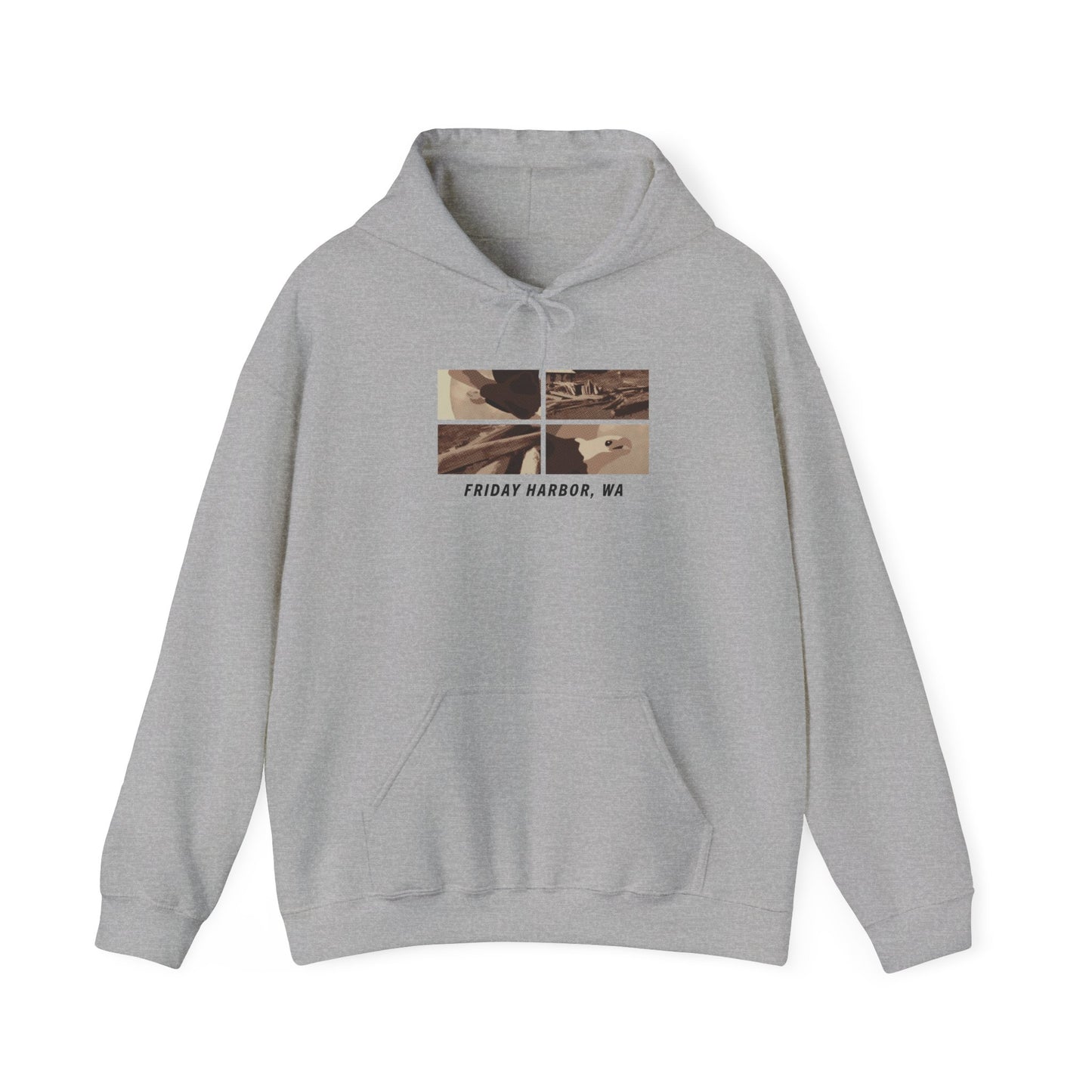 FH Eagle and Driftwood - Adult Hoodie