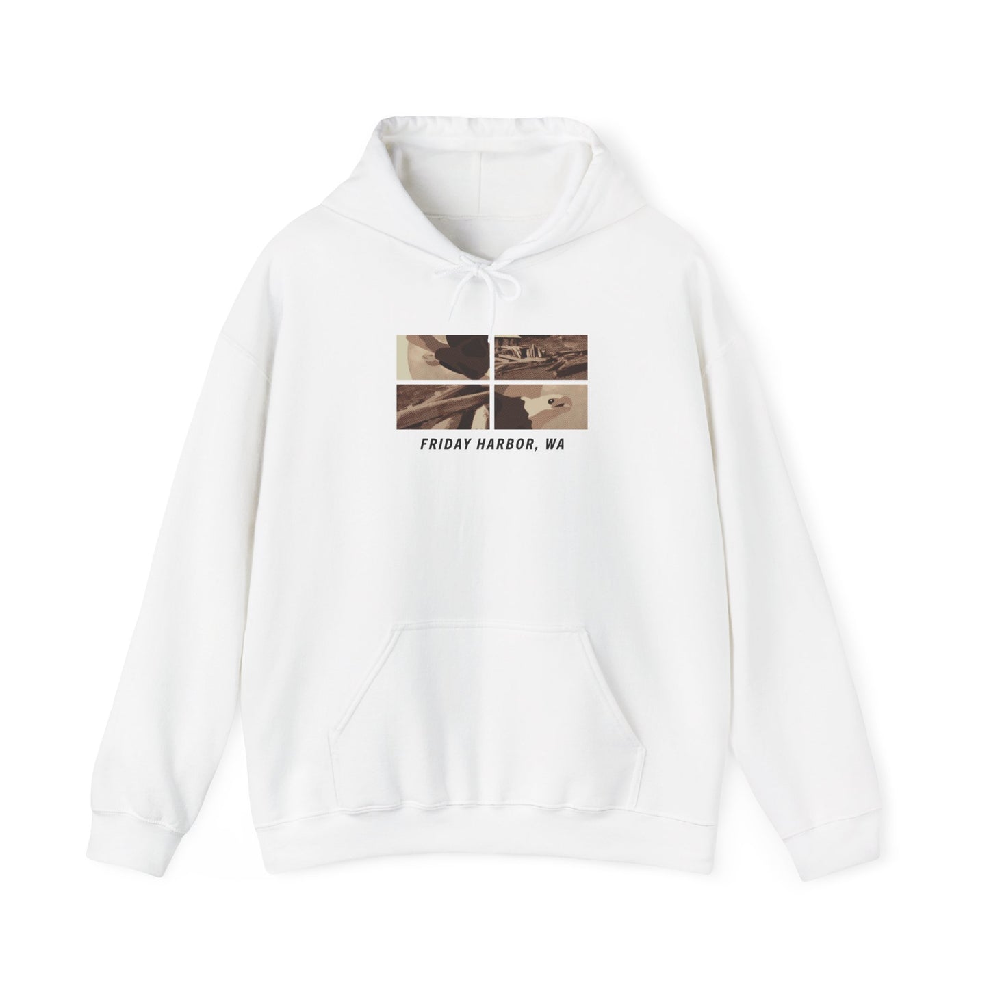 FH Eagle and Driftwood - Adult Hoodie