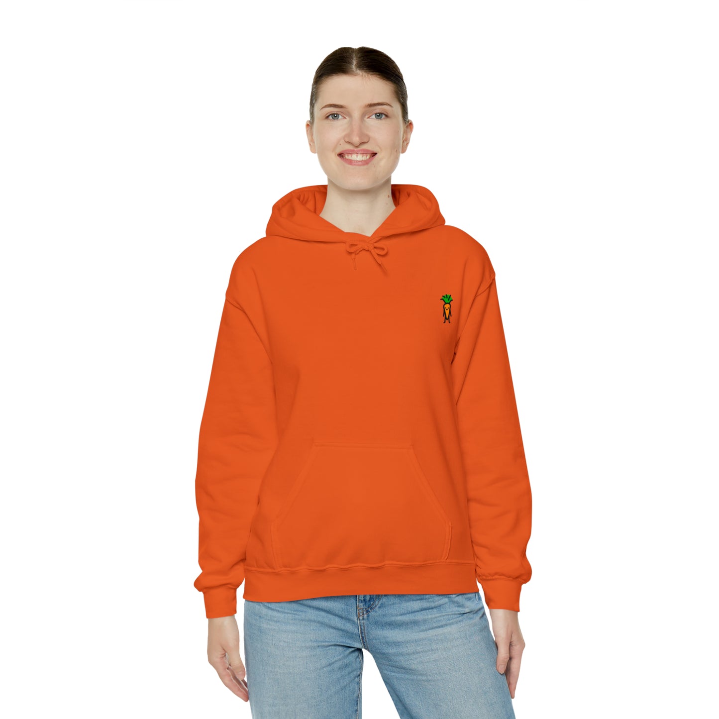 Small Carrot - Adult Unisex Heavy Blend™ Hooded Sweatshirt