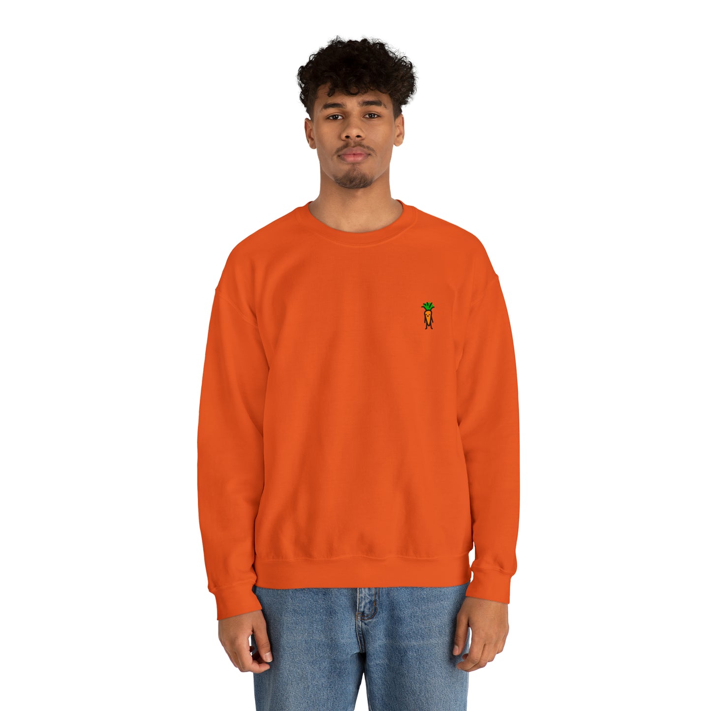 Small Carrot - Adult Unisex Heavy Blend™ Crewneck Sweatshirt