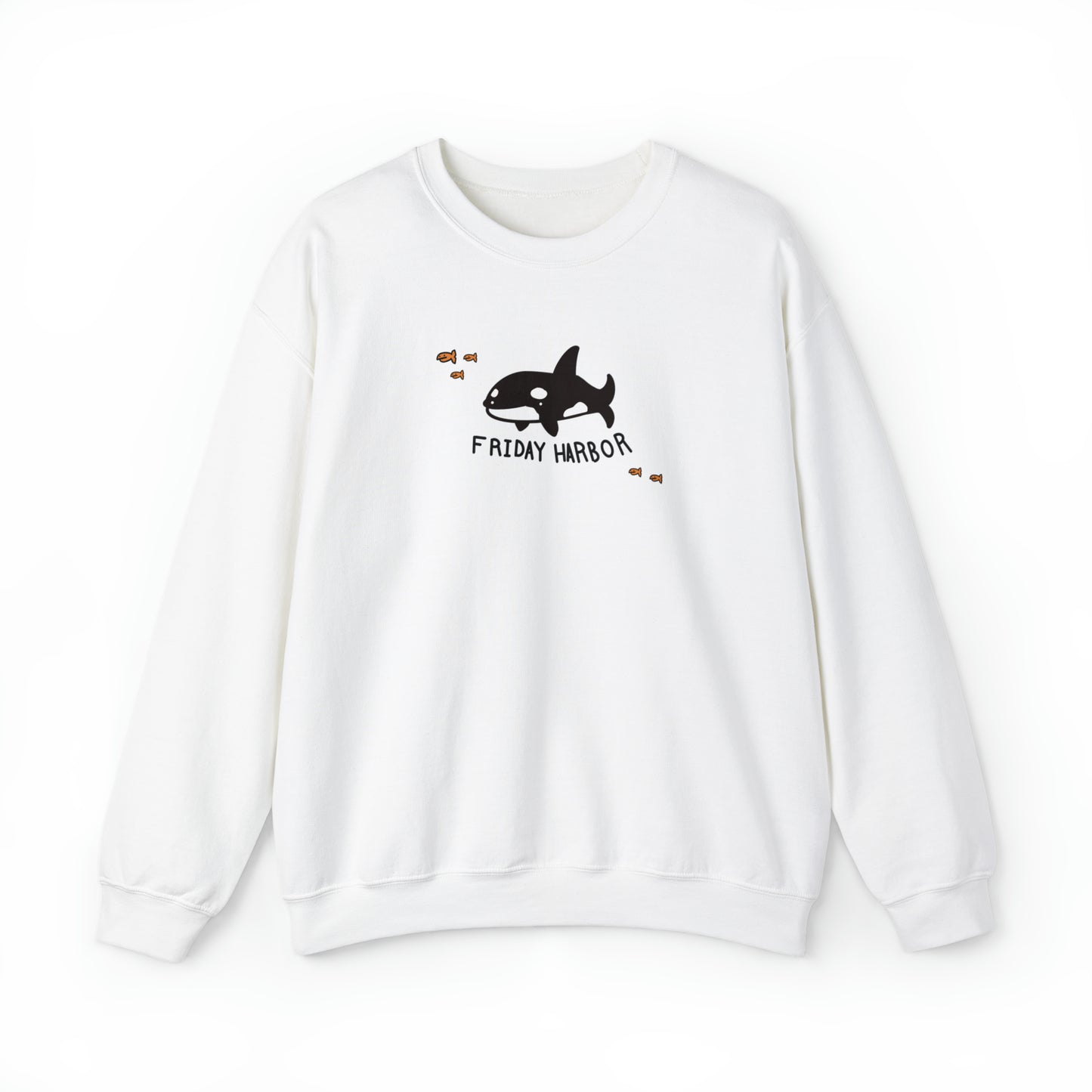 Friday Harbor Orca - Crewneck Sweatshirt