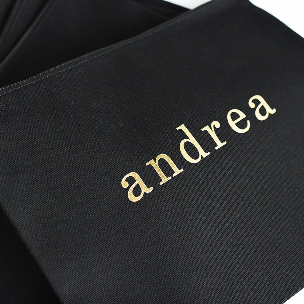 Golden Pouch - black