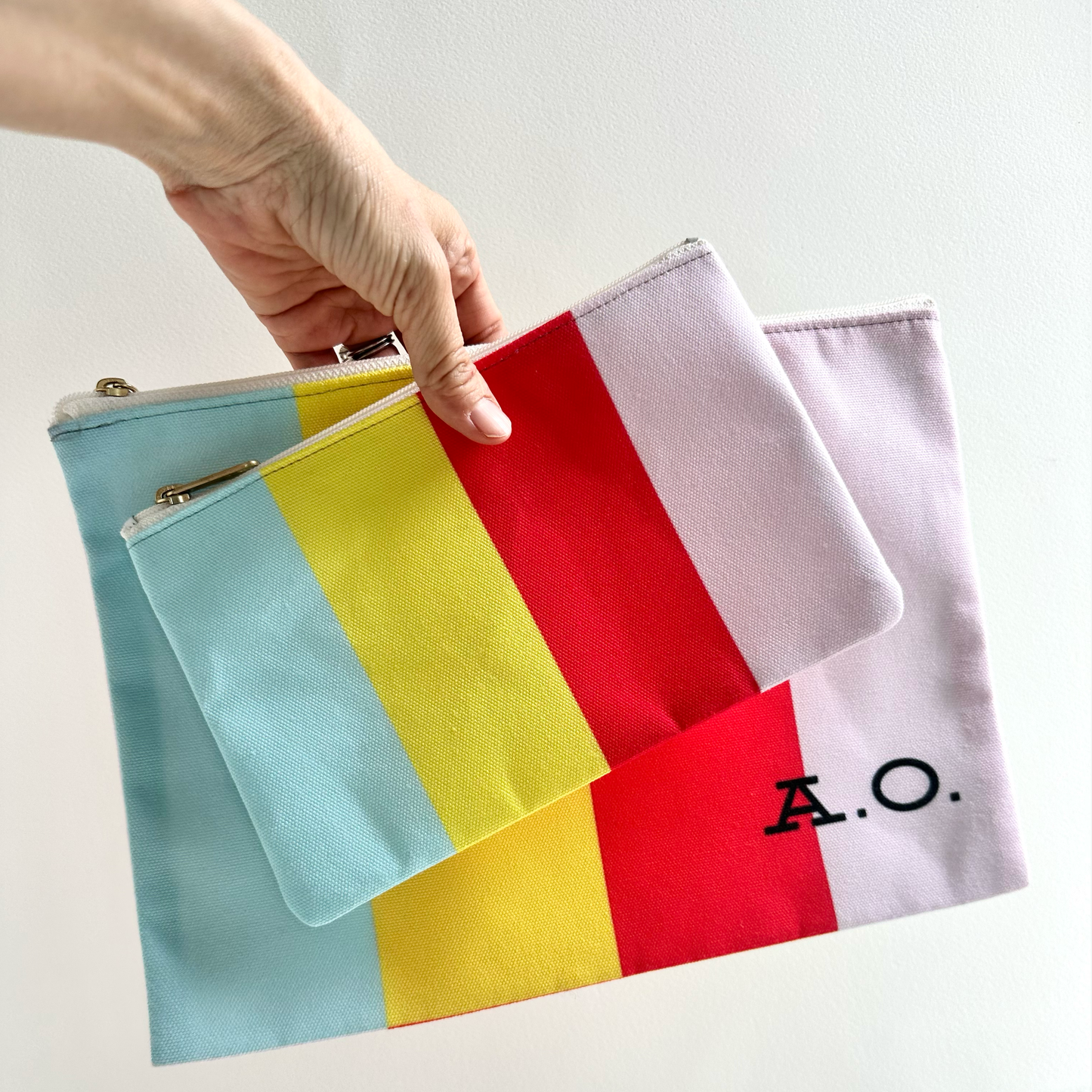 Candy Stripe Pouch